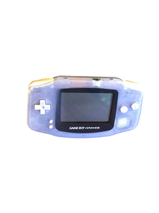 Nintendo Game Boy Advance Tested Working Console System - Clear Glacier No Charger