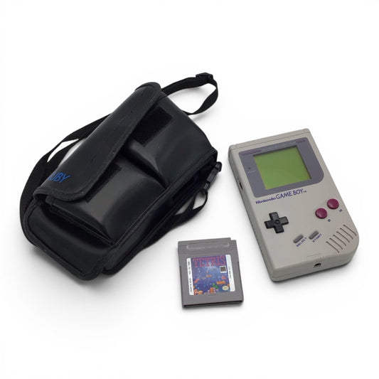 Nintendo GameBoy Brundle w/ Carrying Case & Tetris Game Cartridge
