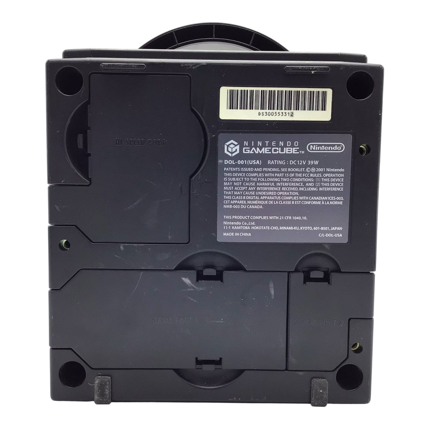 Nintendo GameCube Black Console DOL-001 w/ Controller & Cables – Tested