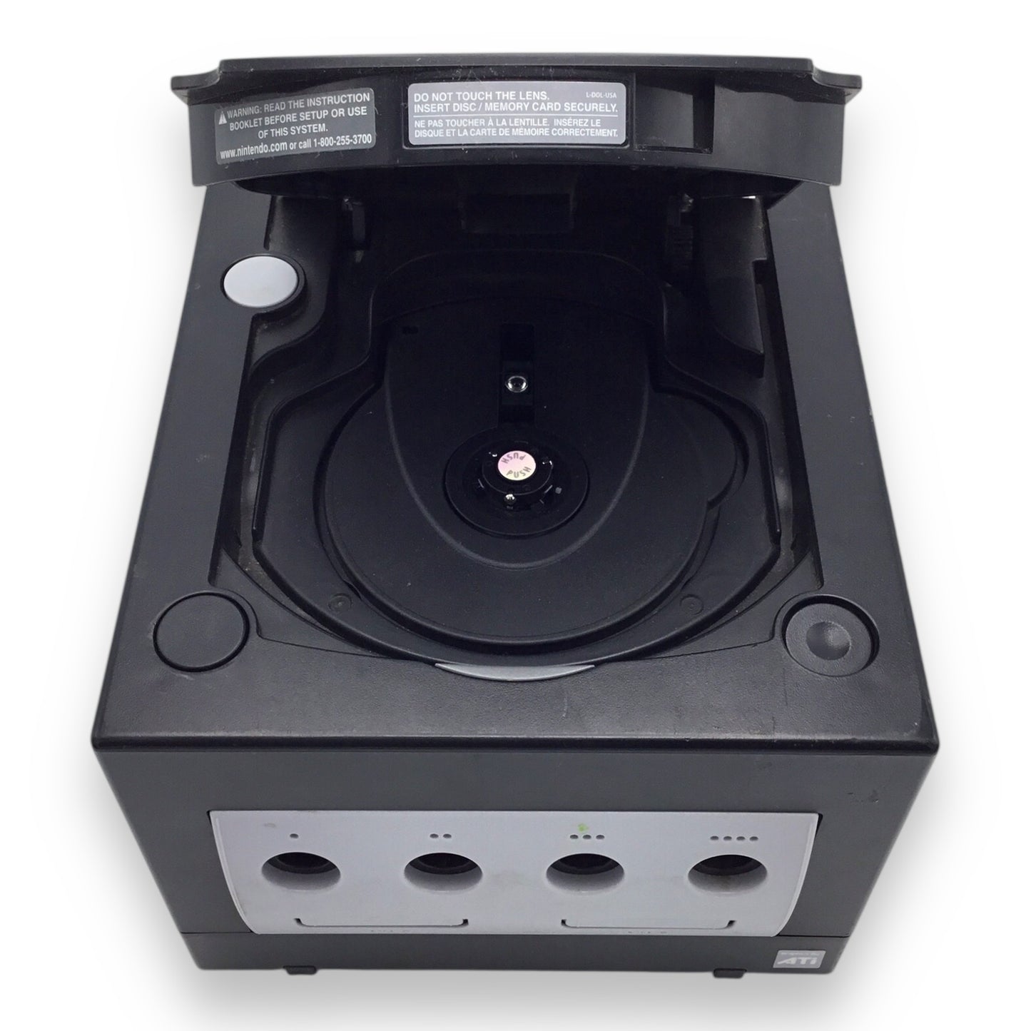 Nintendo GameCube Black Console DOL-001 w/ Controller & Cables – Tested