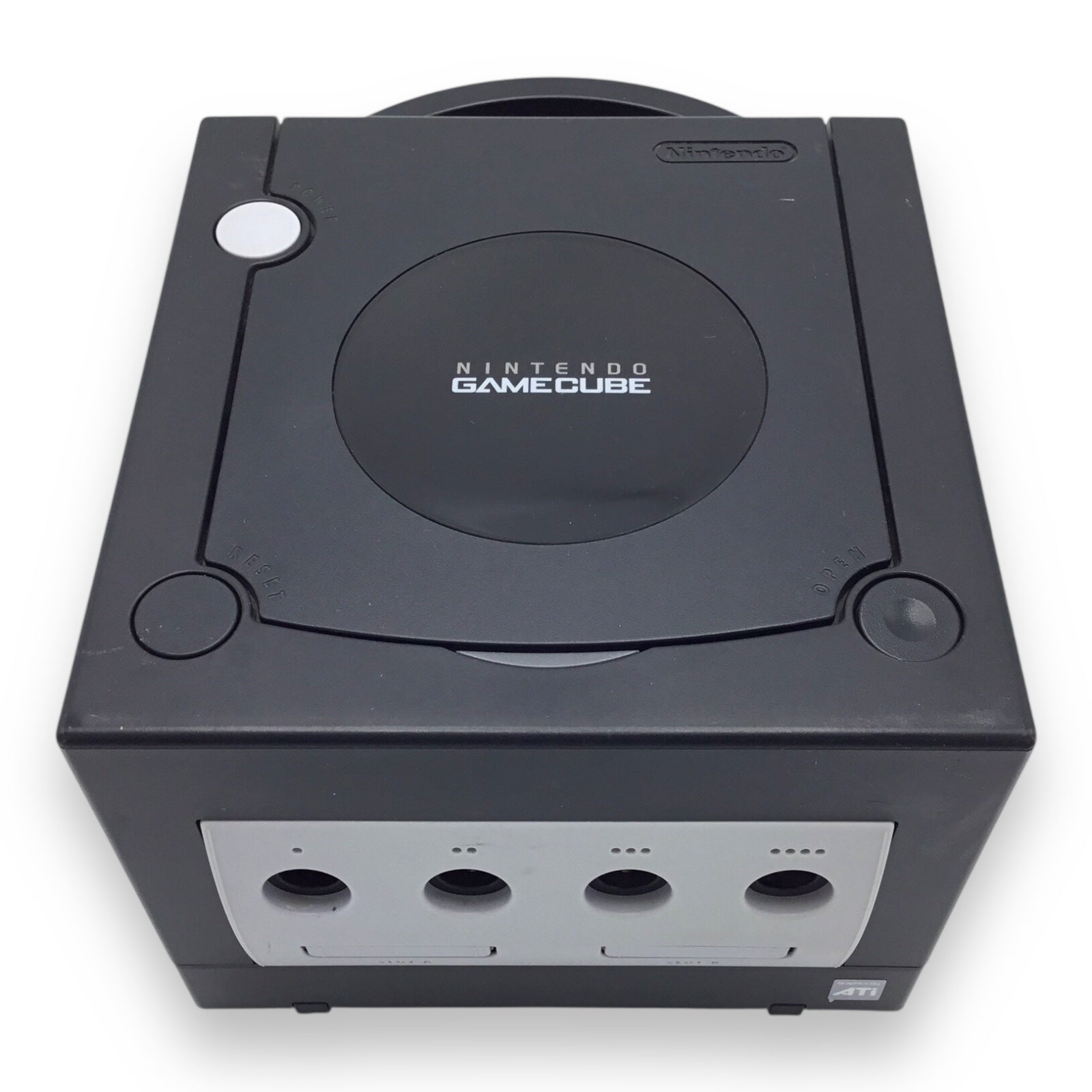 Nintendo GameCube Black Console DOL-001 w/ Controller & Cables – Tested