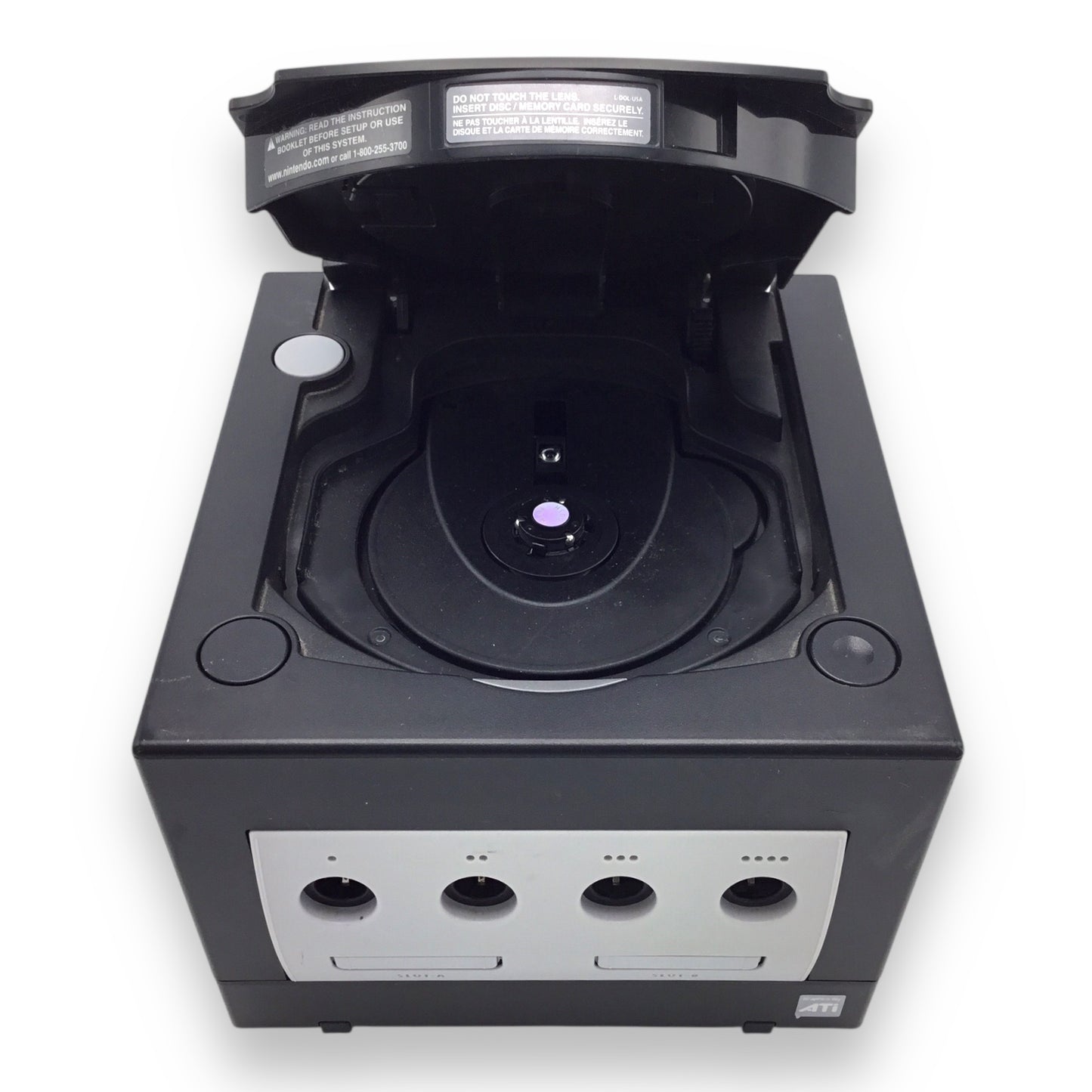 Nintendo GameCube Black Console DOL-001 w/ Controller & Cables – Tested