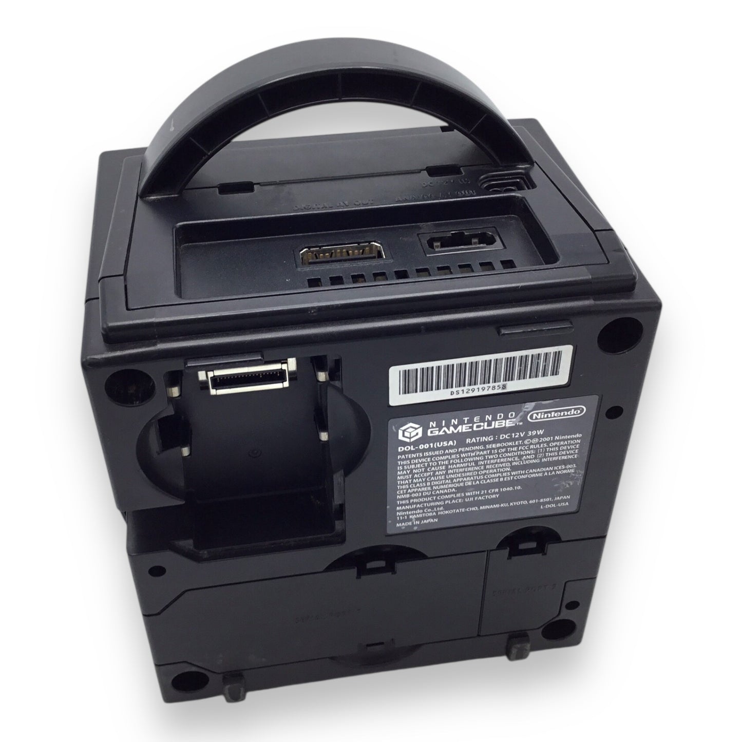 Nintendo GameCube Black Console DOL-001 w/ Controller & Cables – Tested