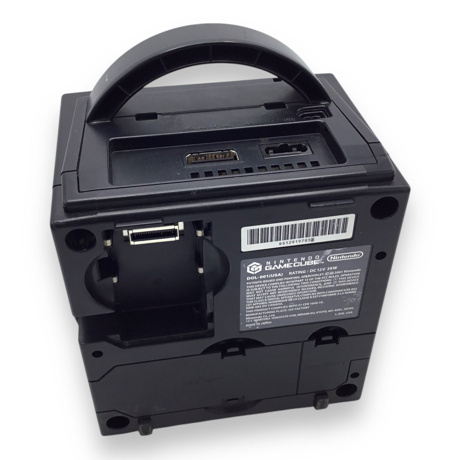 Nintendo GameCube Black Console DOL-001 w/ Controller & Cables – Tested