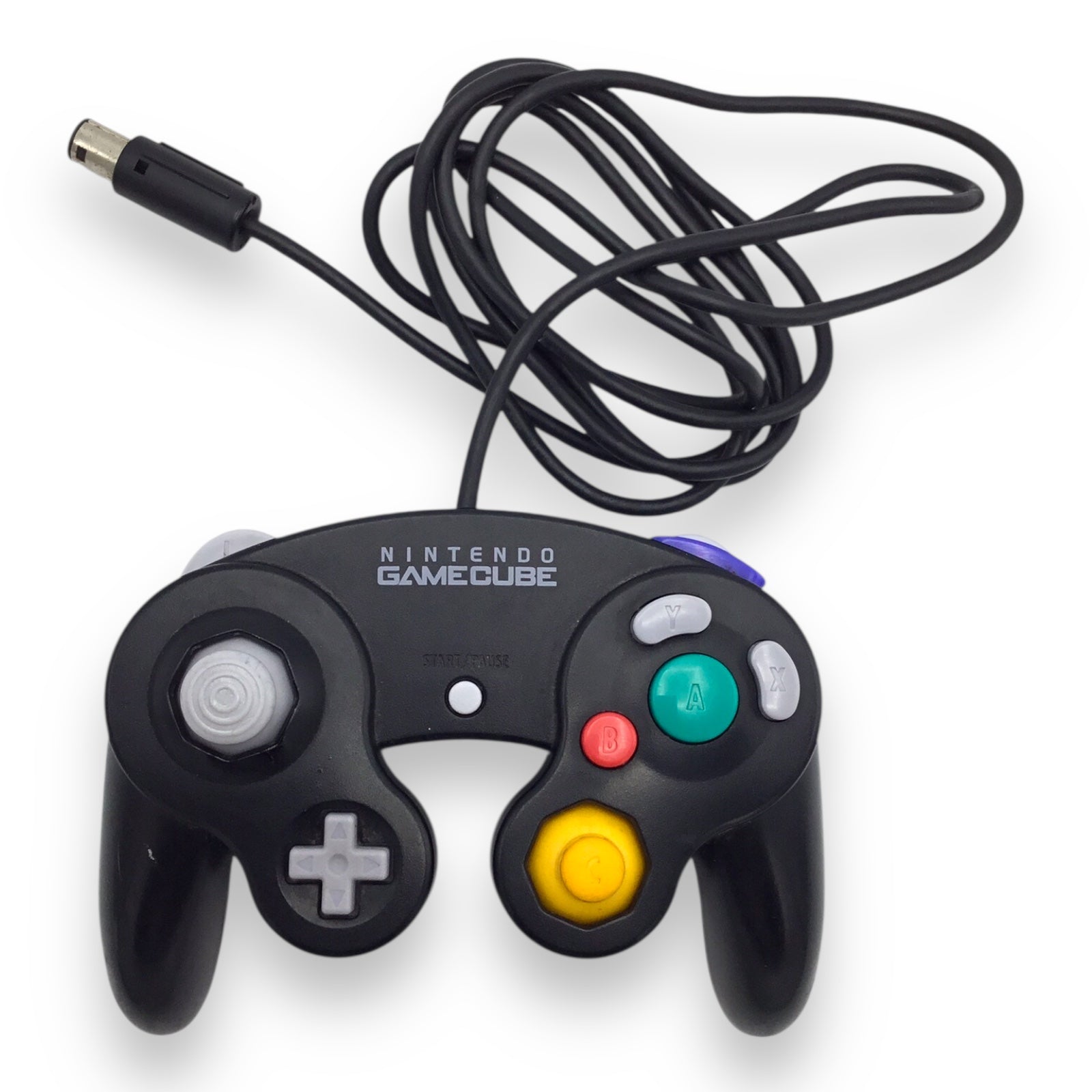 Nintendo GameCube Black Console DOL-001 w/ Controller & Cables – Tested