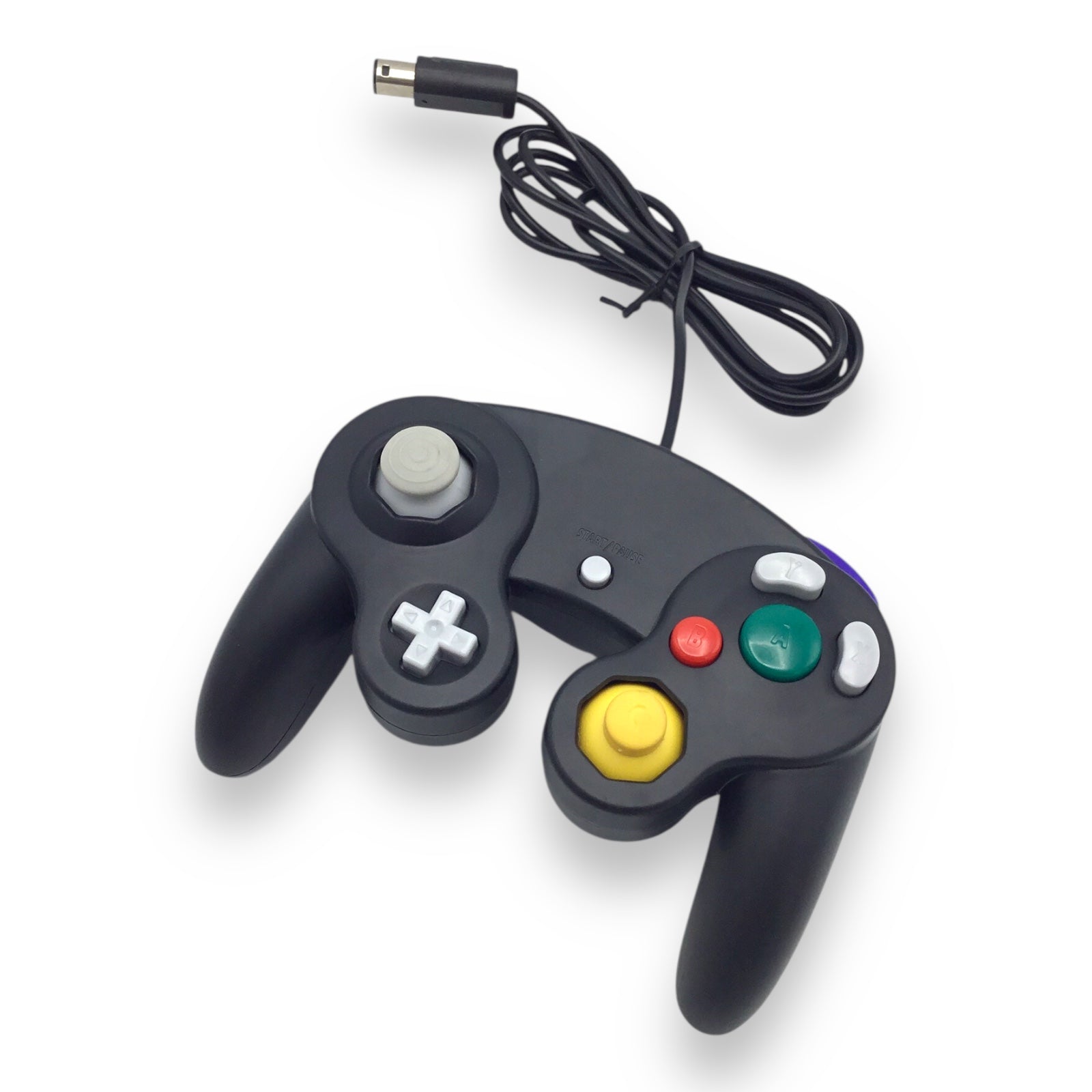 Nintendo GameCube Silver Console DOL-001 w/ Black Controller & Cables – Tested
