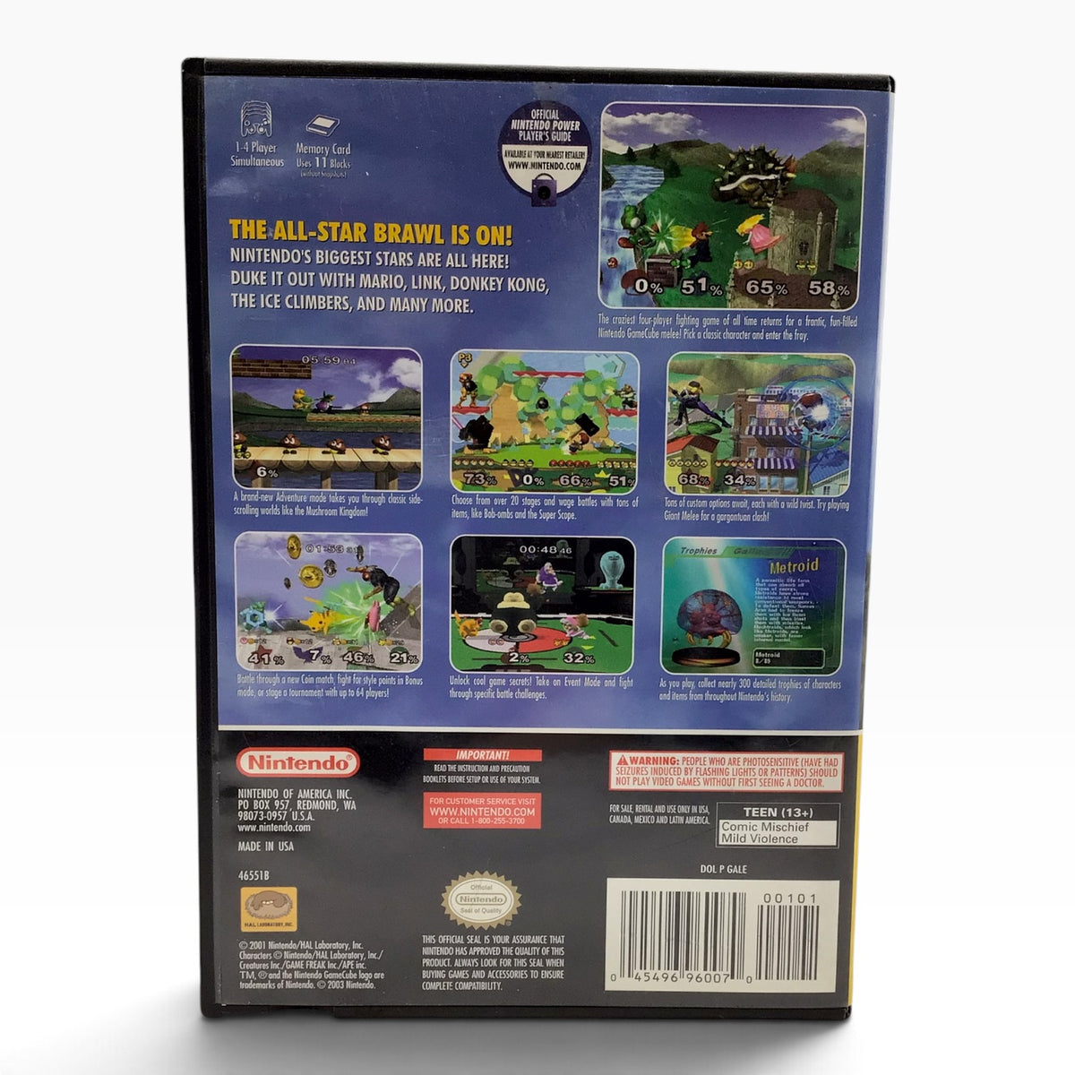 Nintendo Super Smash Bros. Melee – Nintendo GameCube 2001