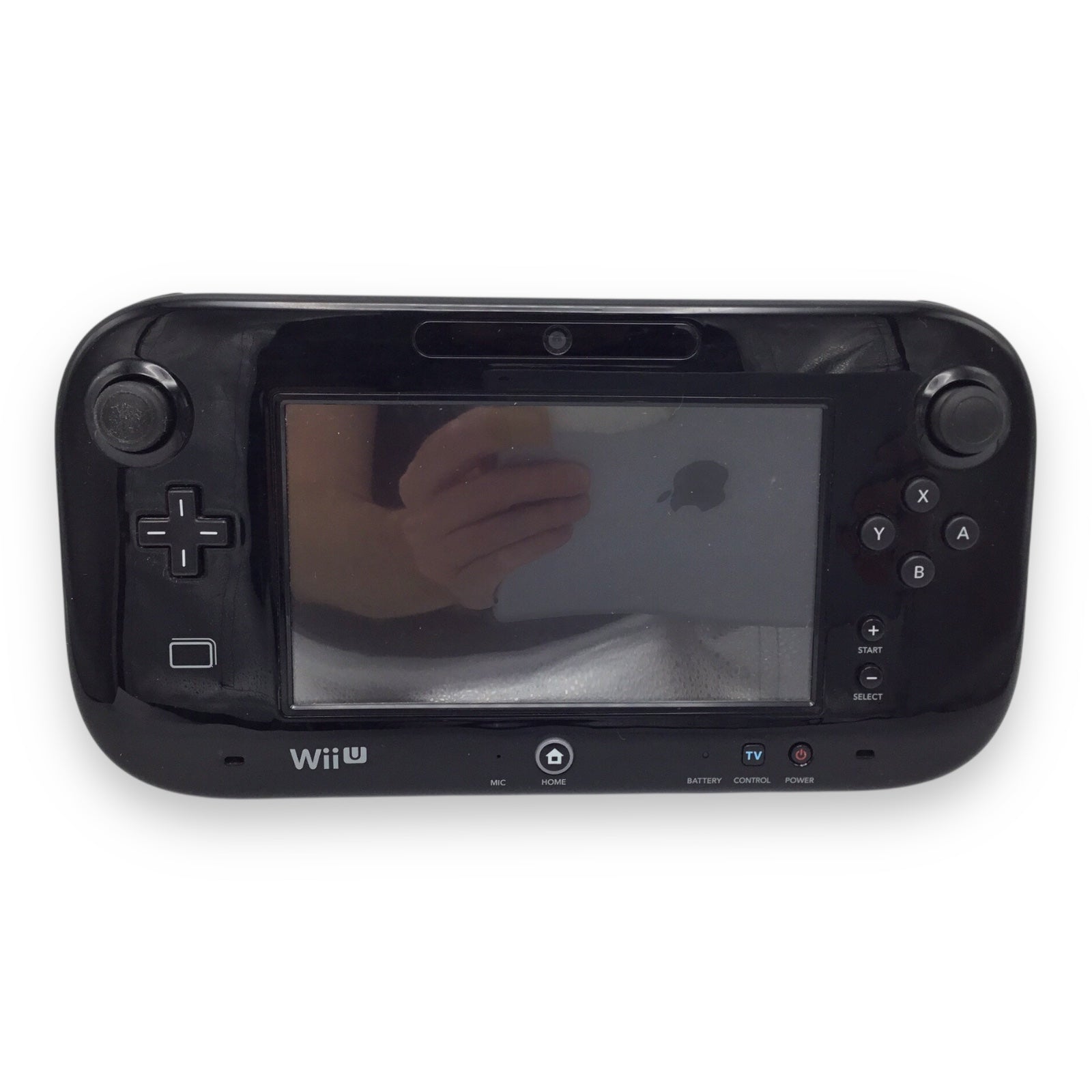 Nintendo Wii U Black Console w/ LCD GamePad Controller & Cables – Tested