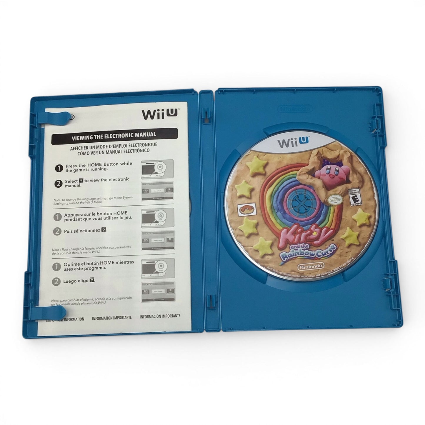 Nintendo Wii U Kirby and the Rainbow Curse
