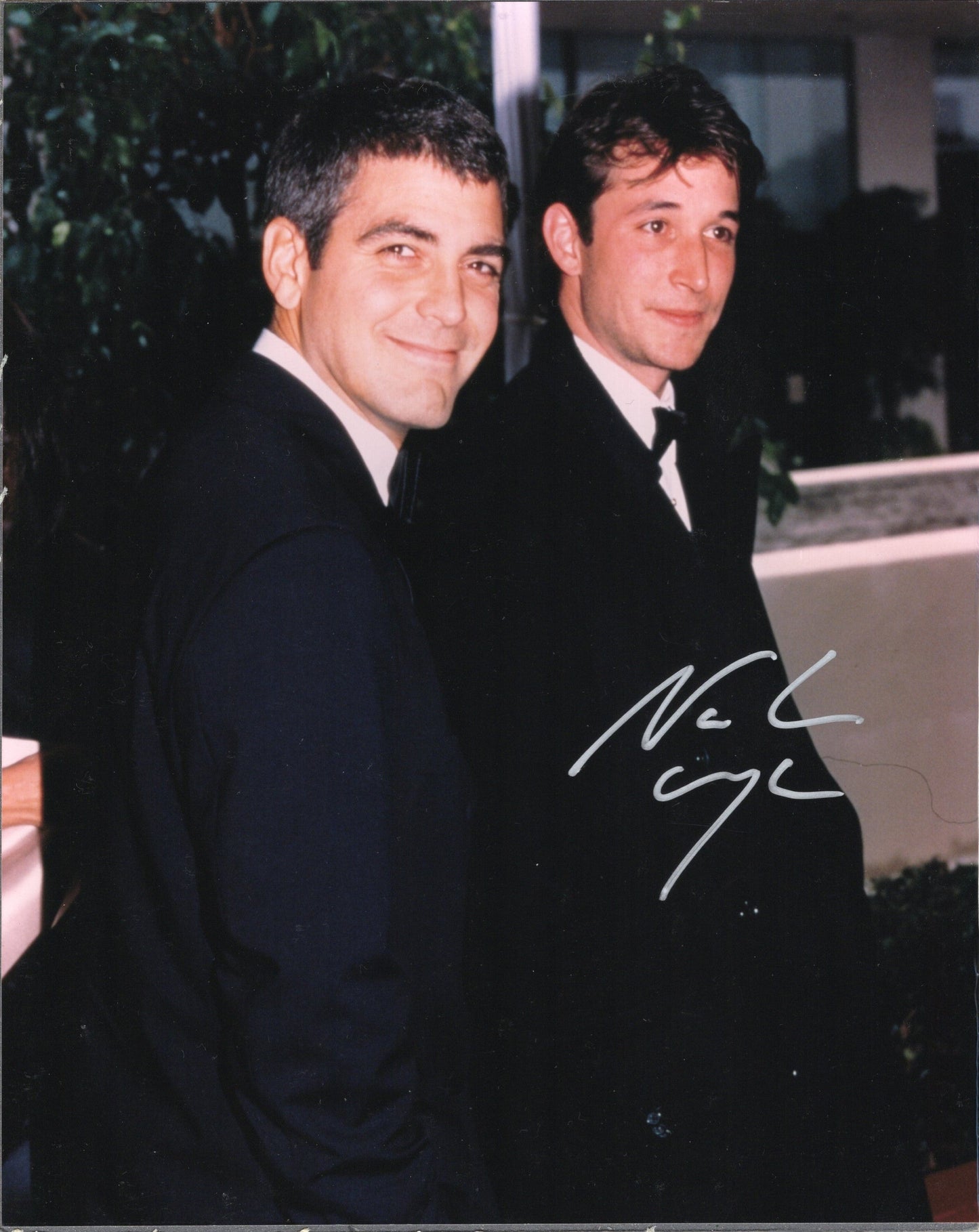 Noah Wyle Signed Photo, Noah Wyle Autograph Photo with George Clooney from ER, PSA Letter Certified Authentic