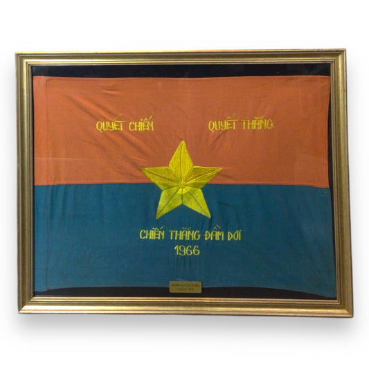 North Vietnamese Army Battle Flag 1966 - Vietnam War Capture Flag