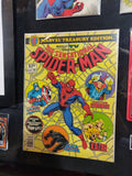 Ode to Spiderman Shadowbox Stan Lee & Jim Shooter Autographs JSA Certified