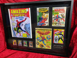 Ode to Spiderman Shadowbox Stan Lee & Jim Shooter Autographs JSA Certified
