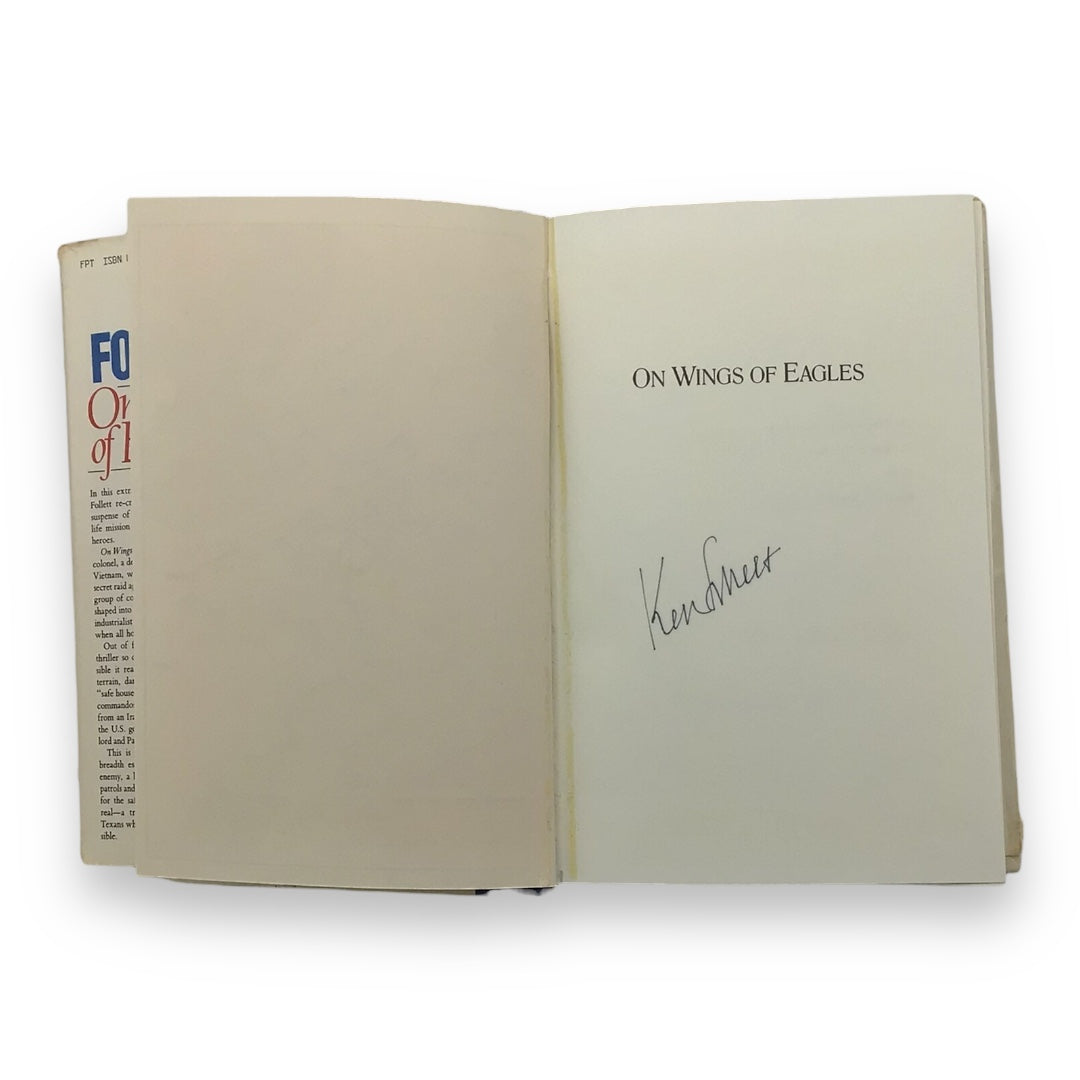 On Wings of Eagles SIGNED by Ken Follett (Stated First Edition, 1983)