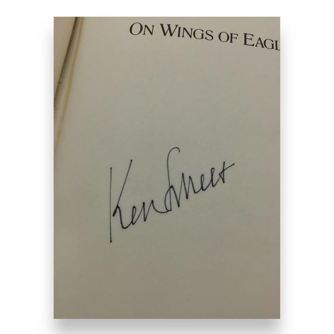 On Wings of Eagles SIGNED by Ken Follett (Stated First Edition, 1983)