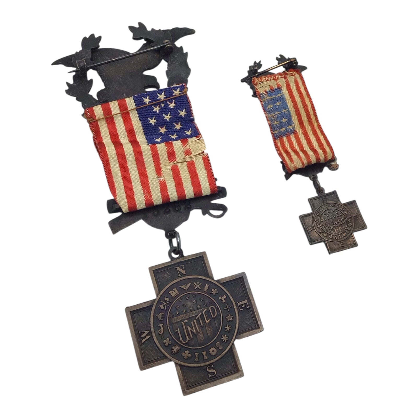 Original 1898–1902 Spanish–American War Veterans Medal – Cuba | Numbered Example w/ Rare Bar