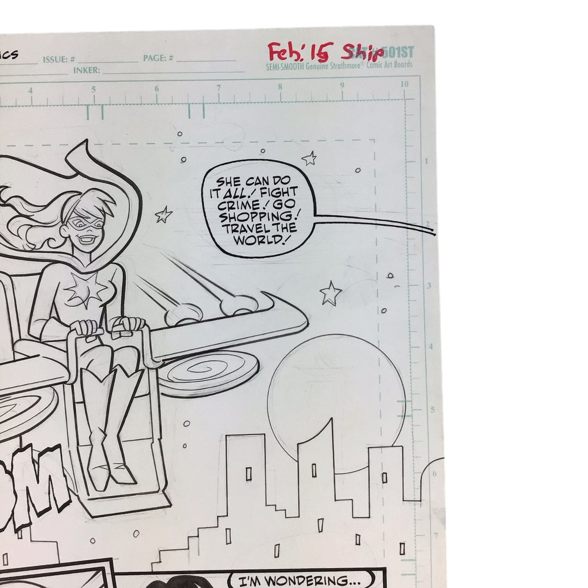 Original Art Comic Archie #665 Page Drawn by Rich Koslowski