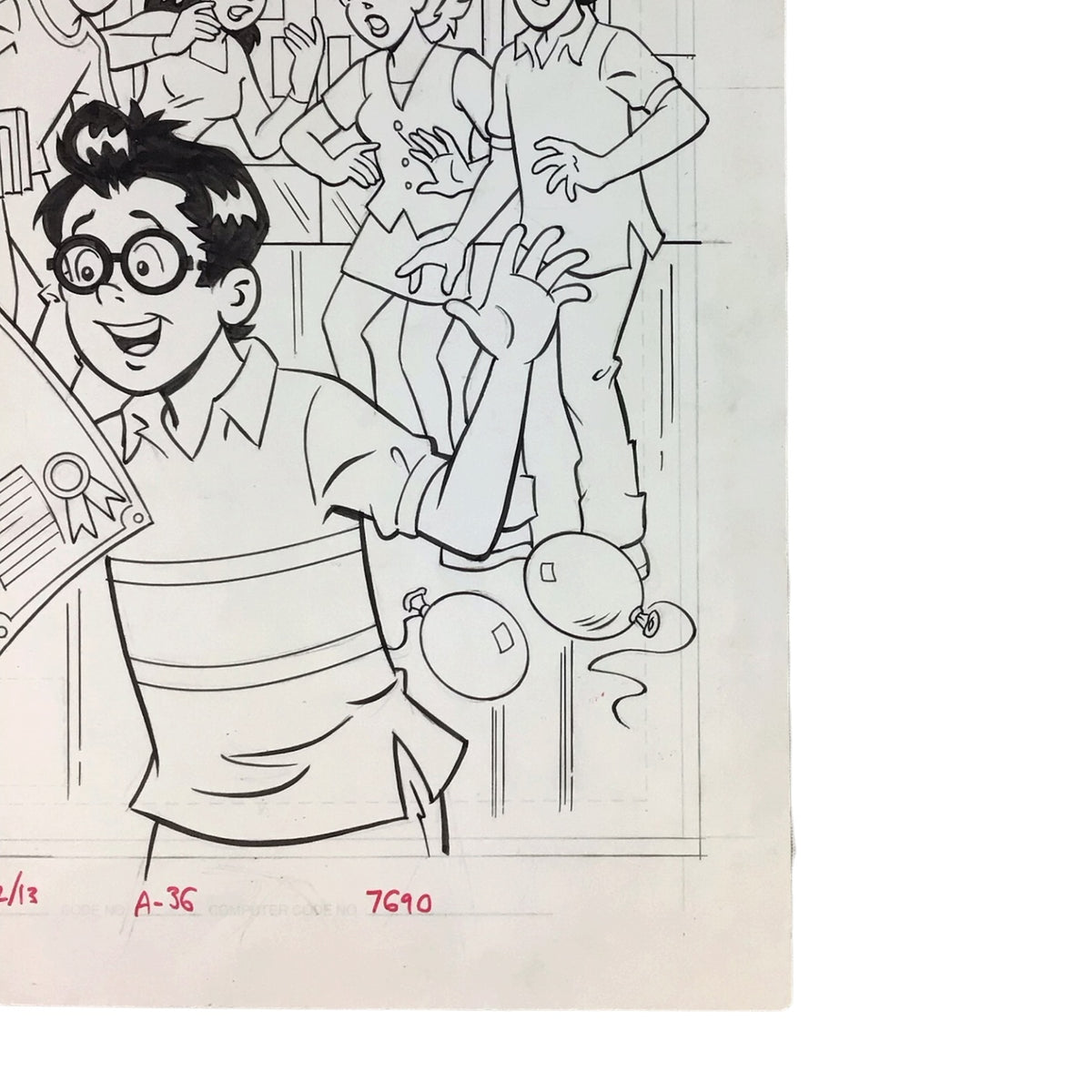 Original Art Comic Cover Dilton #1 Digital Exclusive Issue by Bill Golliher