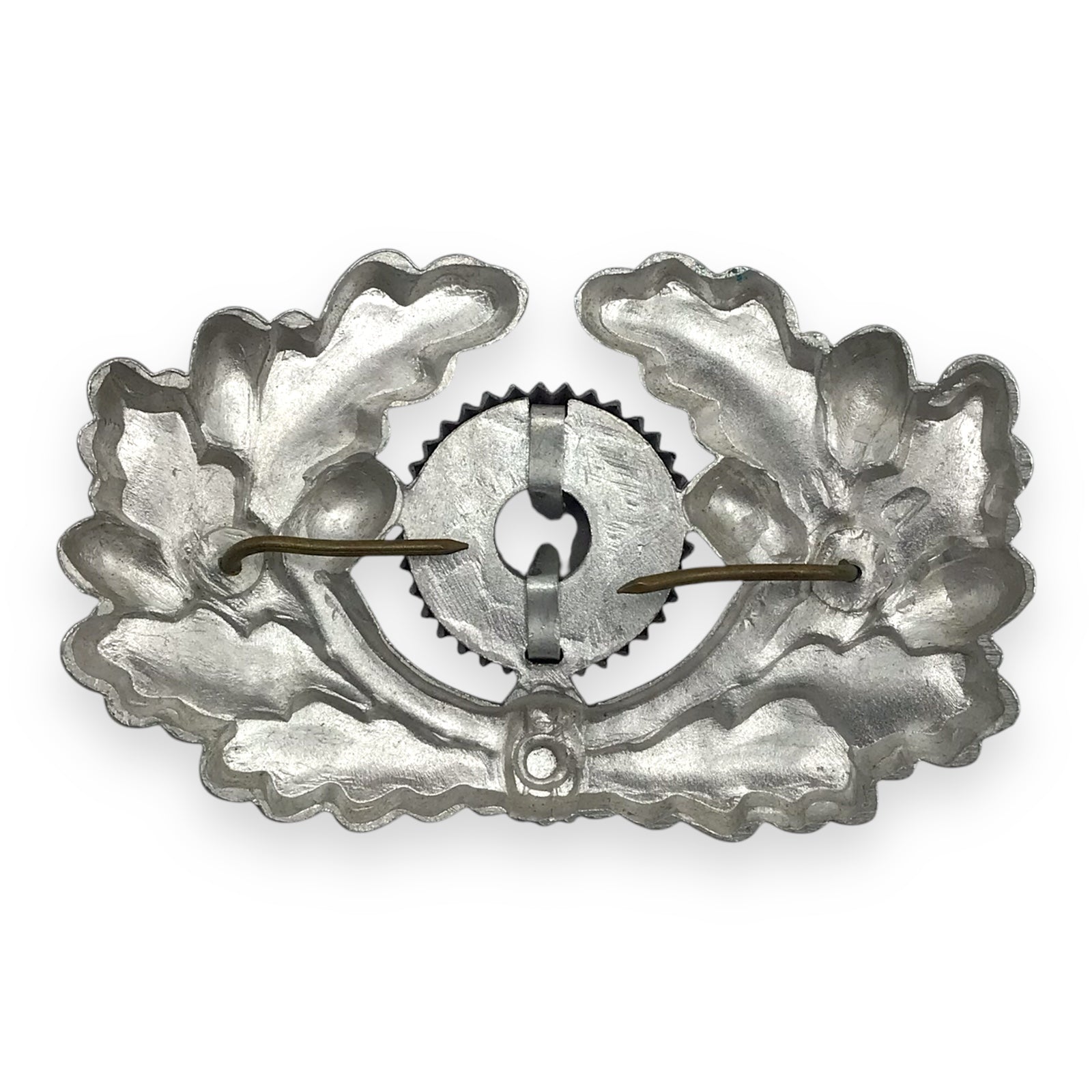 Original German WWII Army EM/NCO Cap Wreath & Cockade with Pins