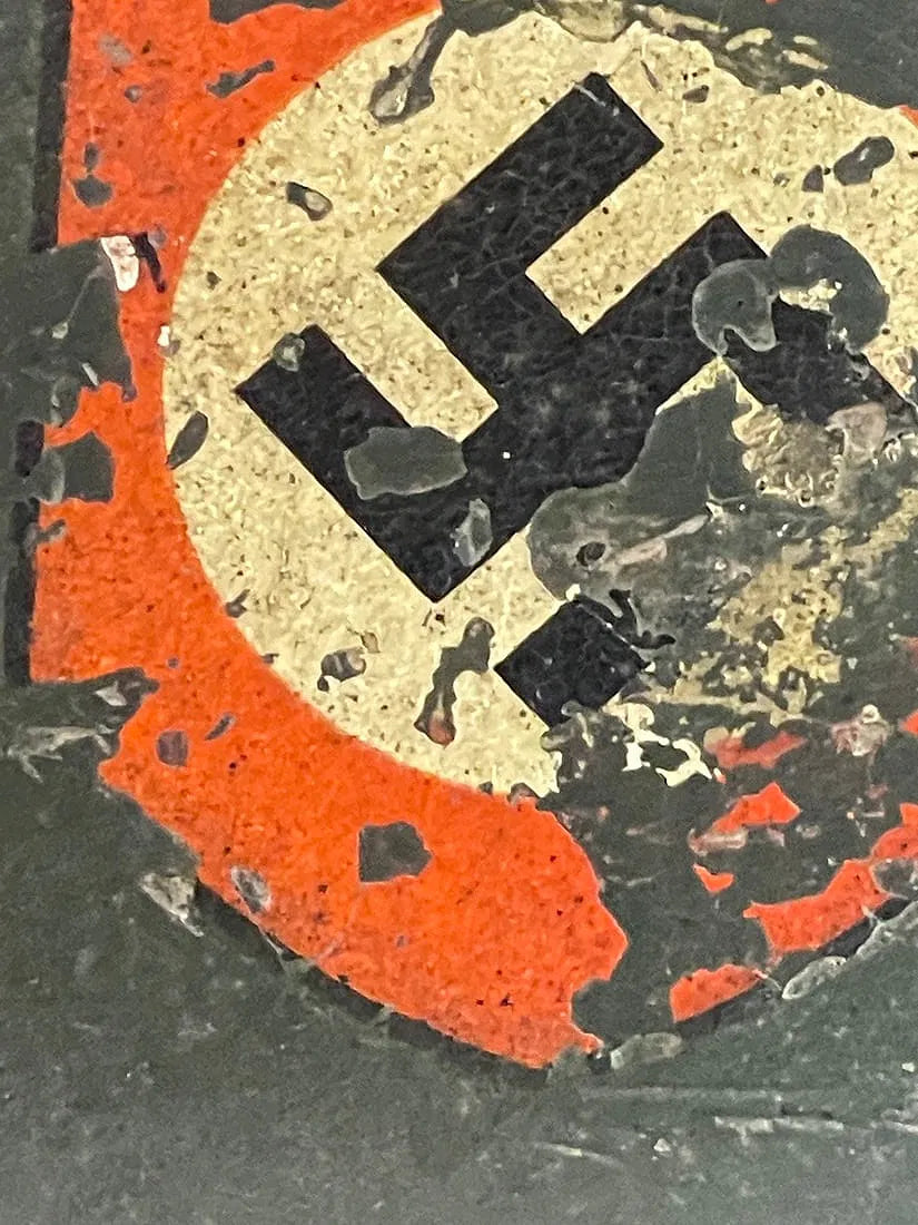 Original German WWII M38 Double Decal Waffen-SS Combat Helmet - ET62 Shell - Early War SS Helmet