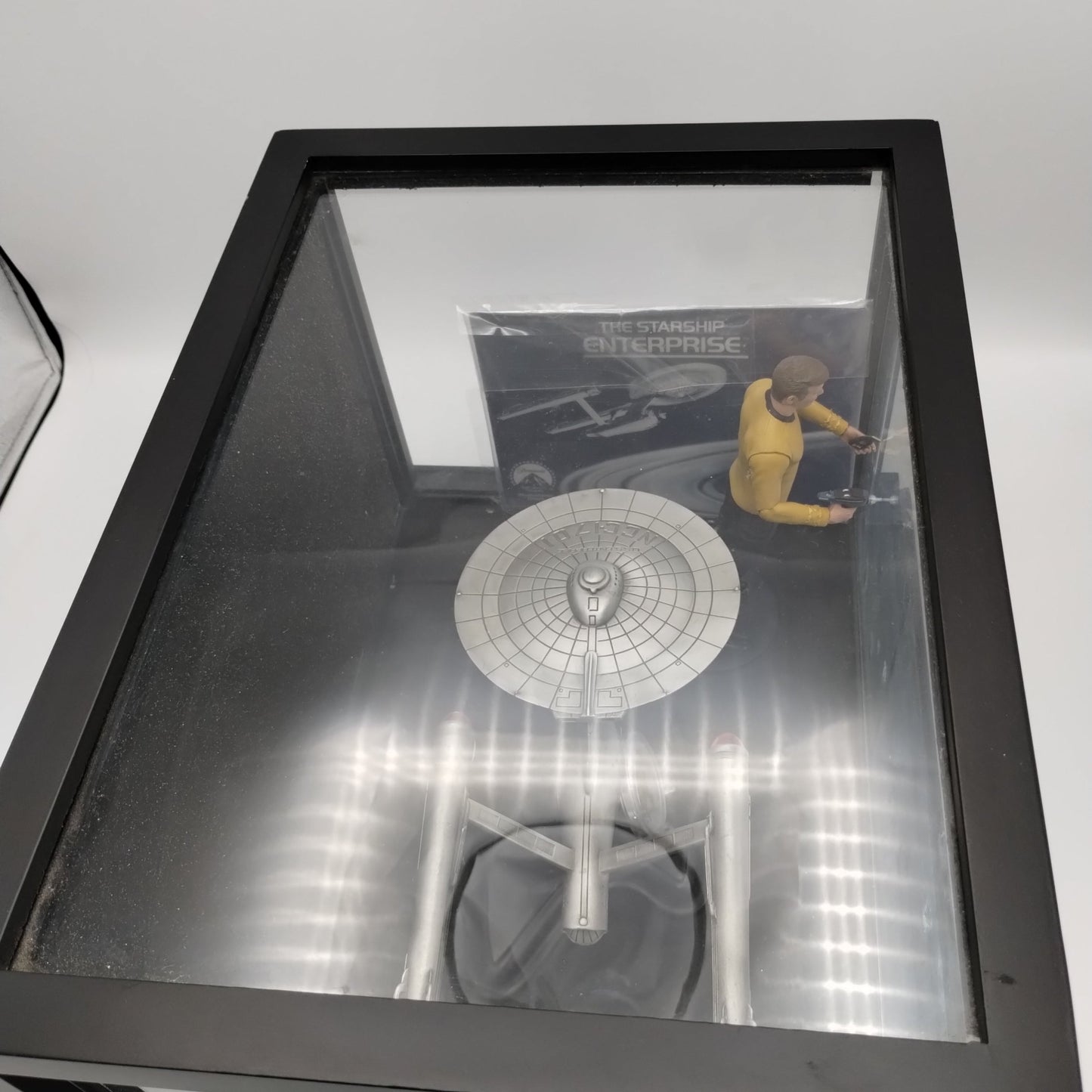 Original Star Trek Shadow Box - Captain Kirk and Enterprise