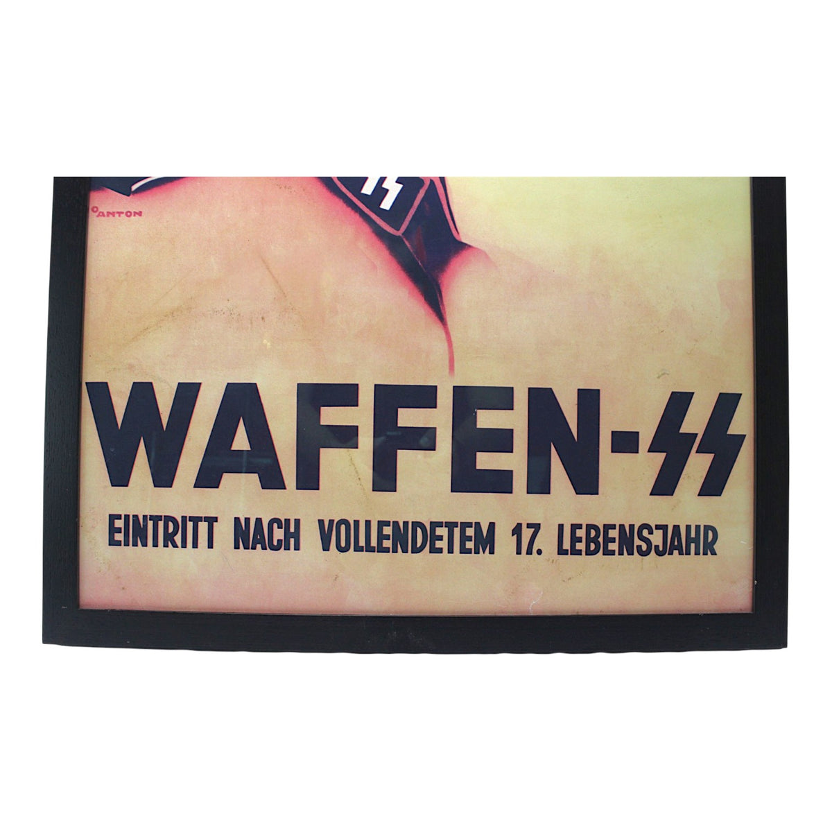 Original WWII Waffen-SS Recruiting Poster by Ottomar Anton | 1941 | Professionally Framed