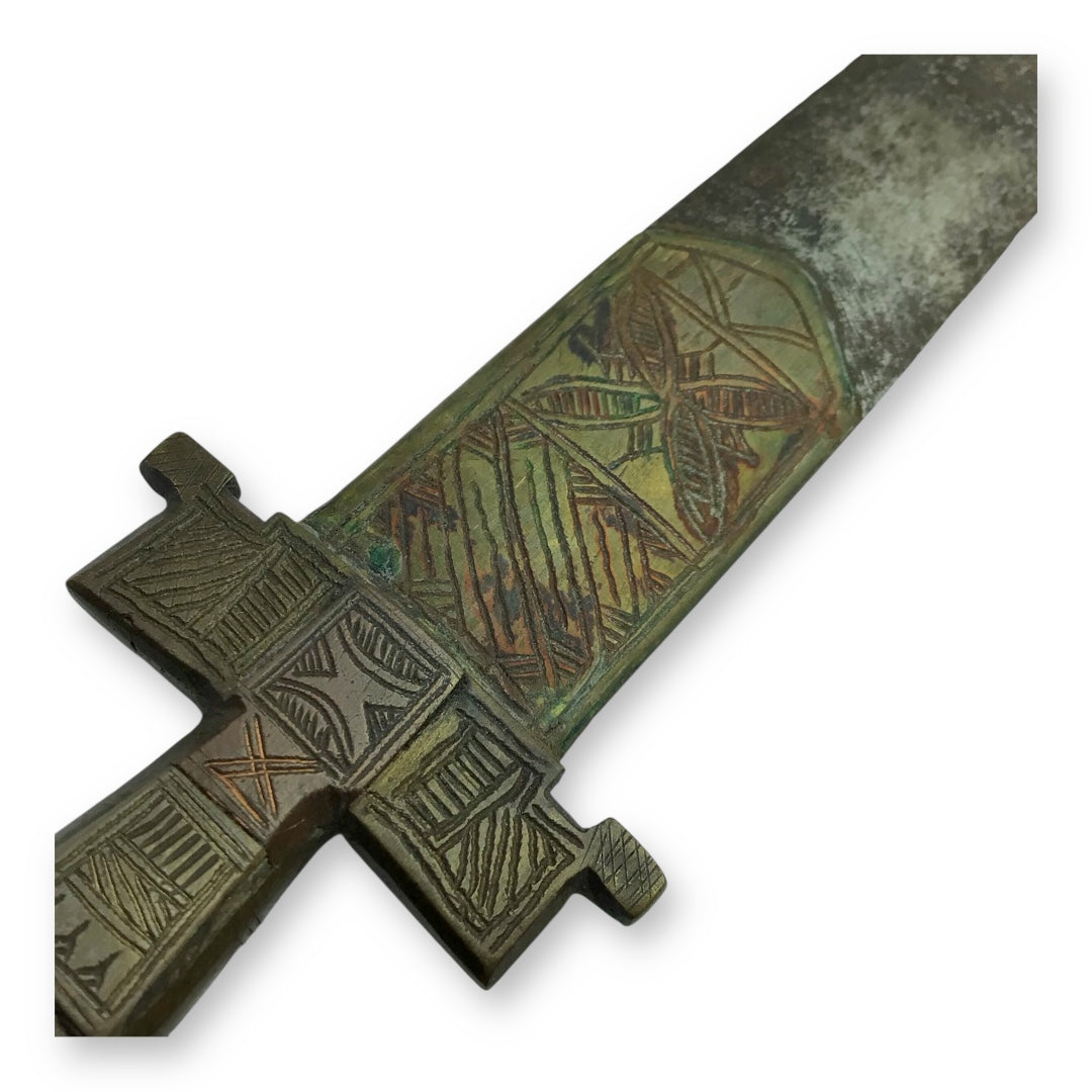 Ornate Antique Islamic African/Arabic Tribal Warrior's Dagger