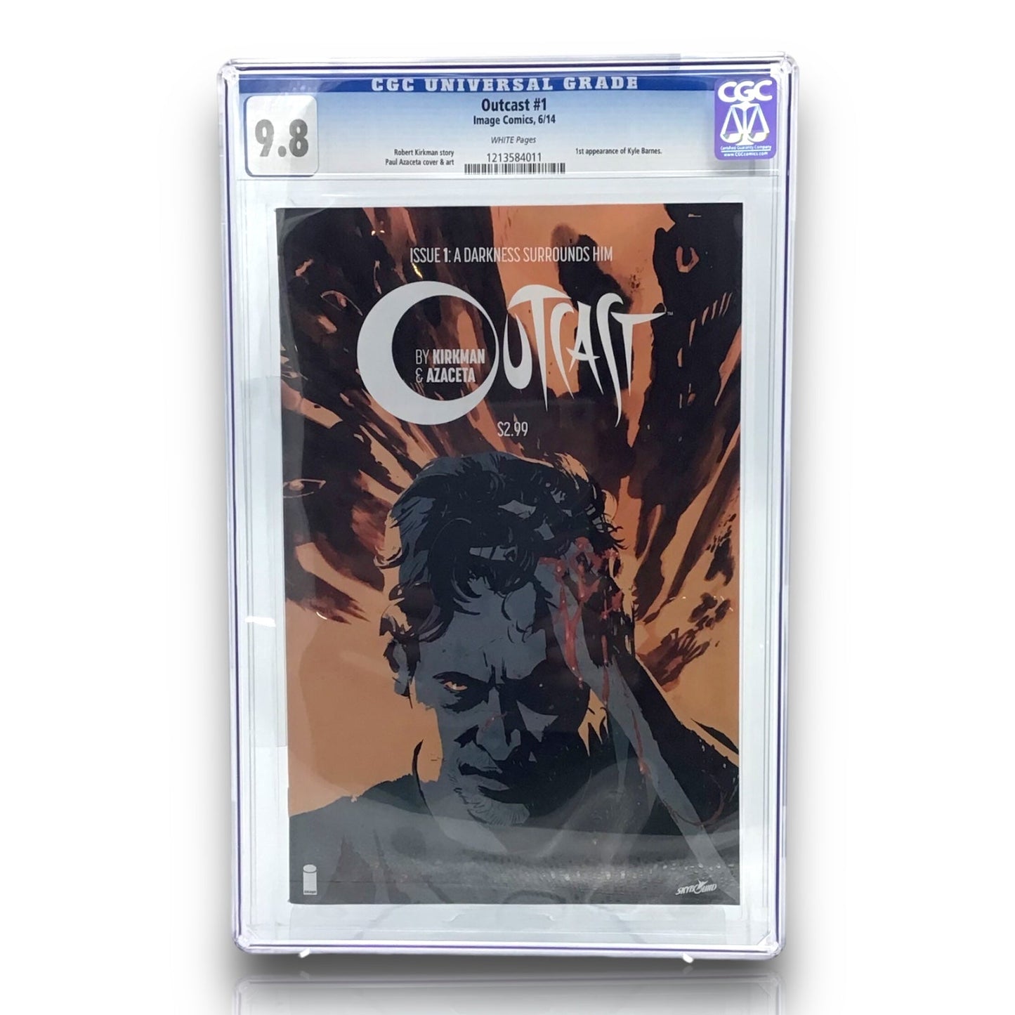 Outcast #1 CGC 9.8 – 1st Appearance of Kyle Barnes – Graded Comic