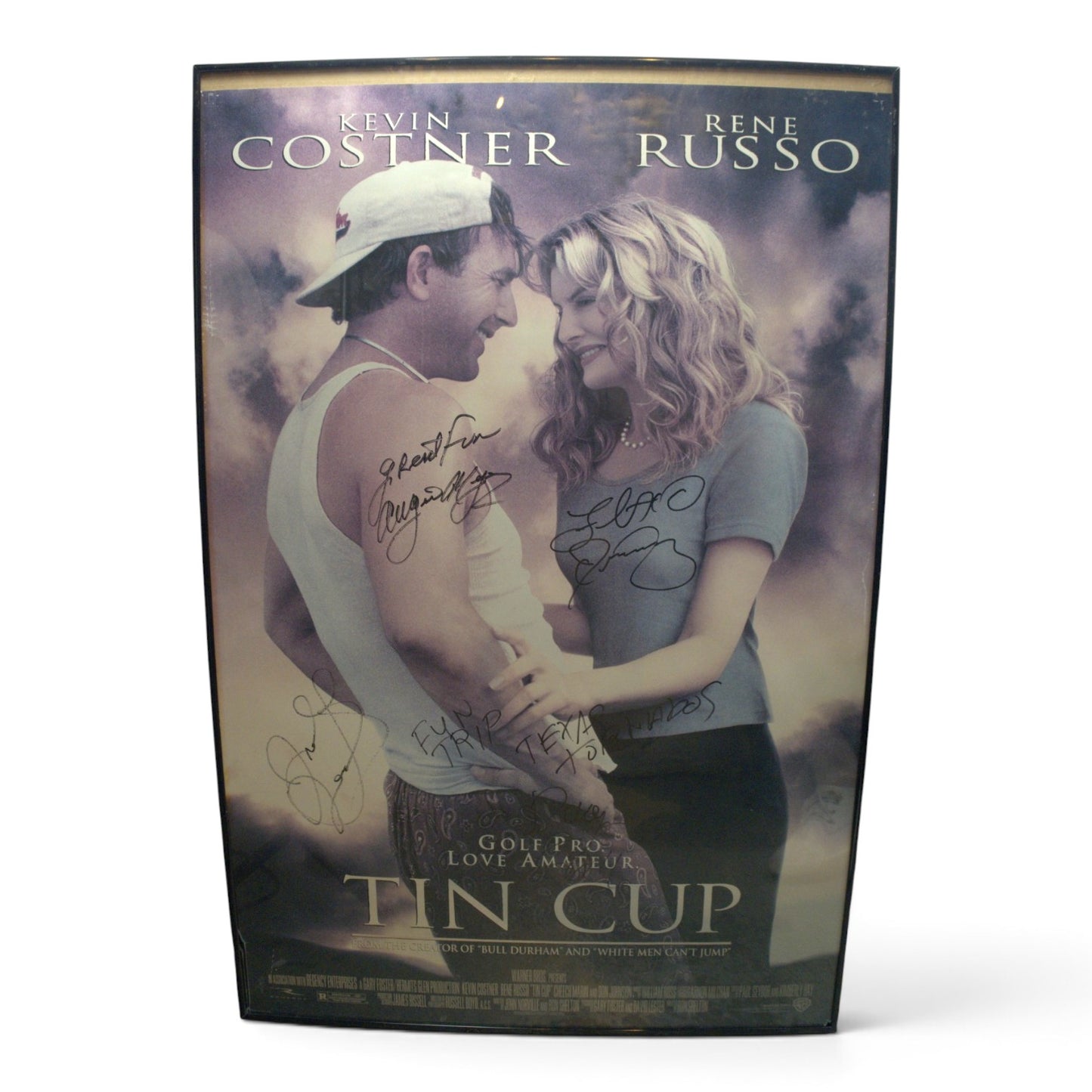 Tin Cup Signed Movie Poster – Texas Tornados Doug Sahm, Freddy Fender, Augie Meyers & Flaco Jiménez
