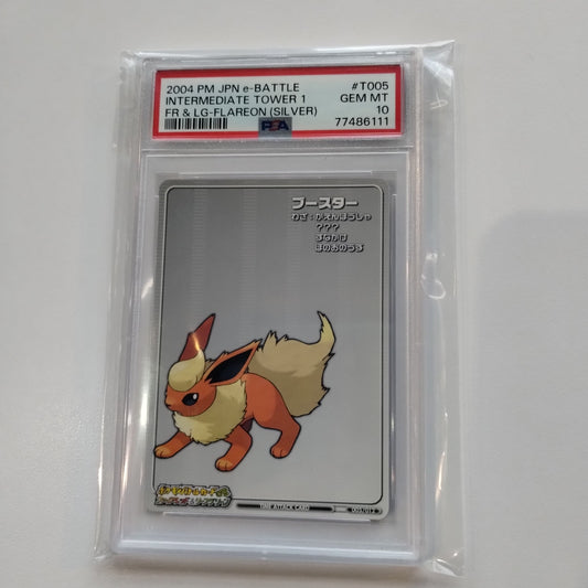 PSA 10 Flareon Japanese FireRed LeafGreen e Battle T005 Pokemon