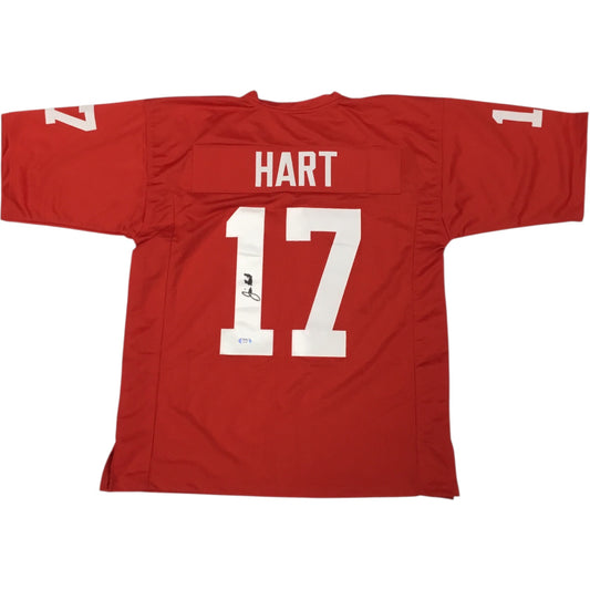 PSA Hart #17 Signed Jersey (COA, Size XL, Like-New Condition)