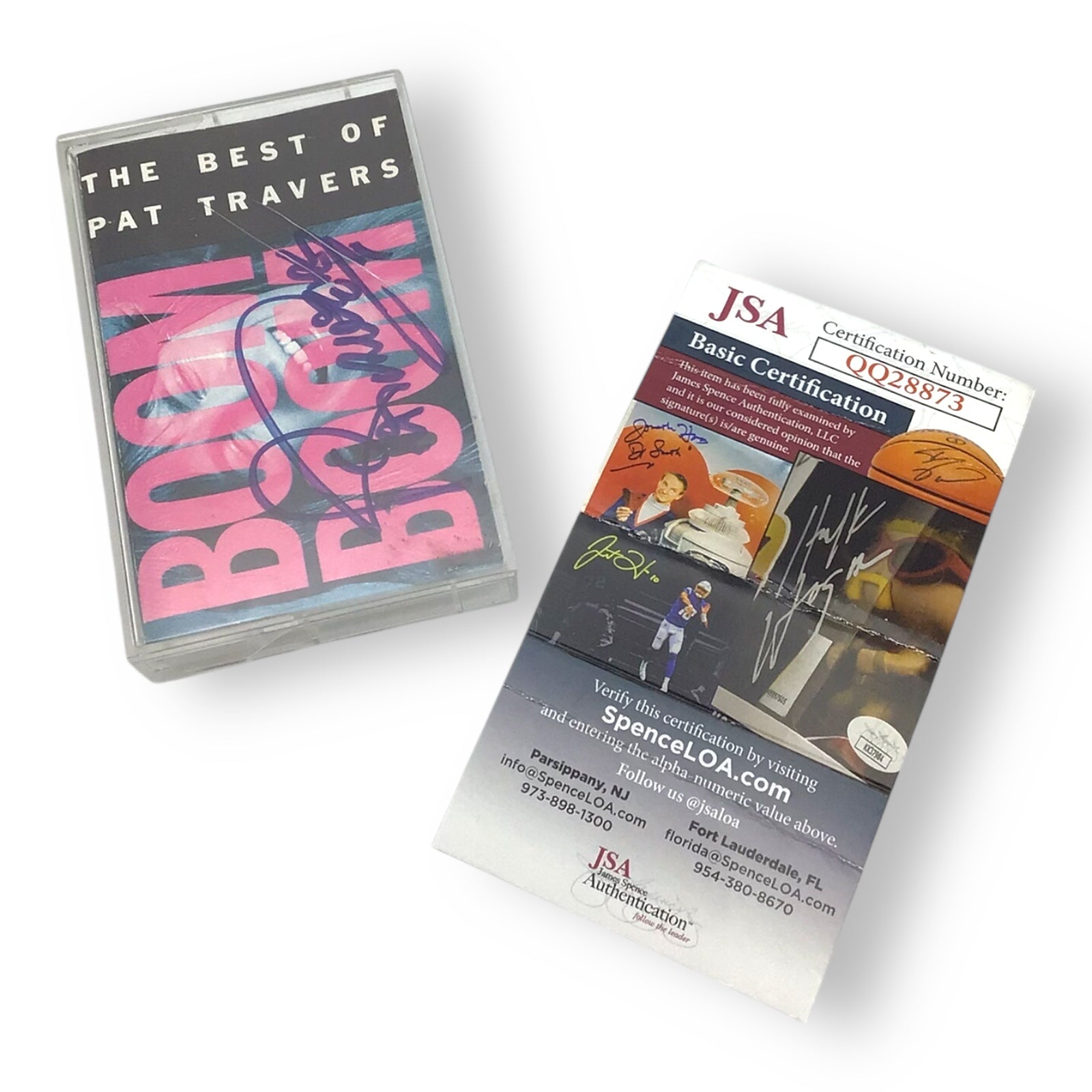 Pat Travers Signed 1985 Cassette – The Best Of + JSA Certified