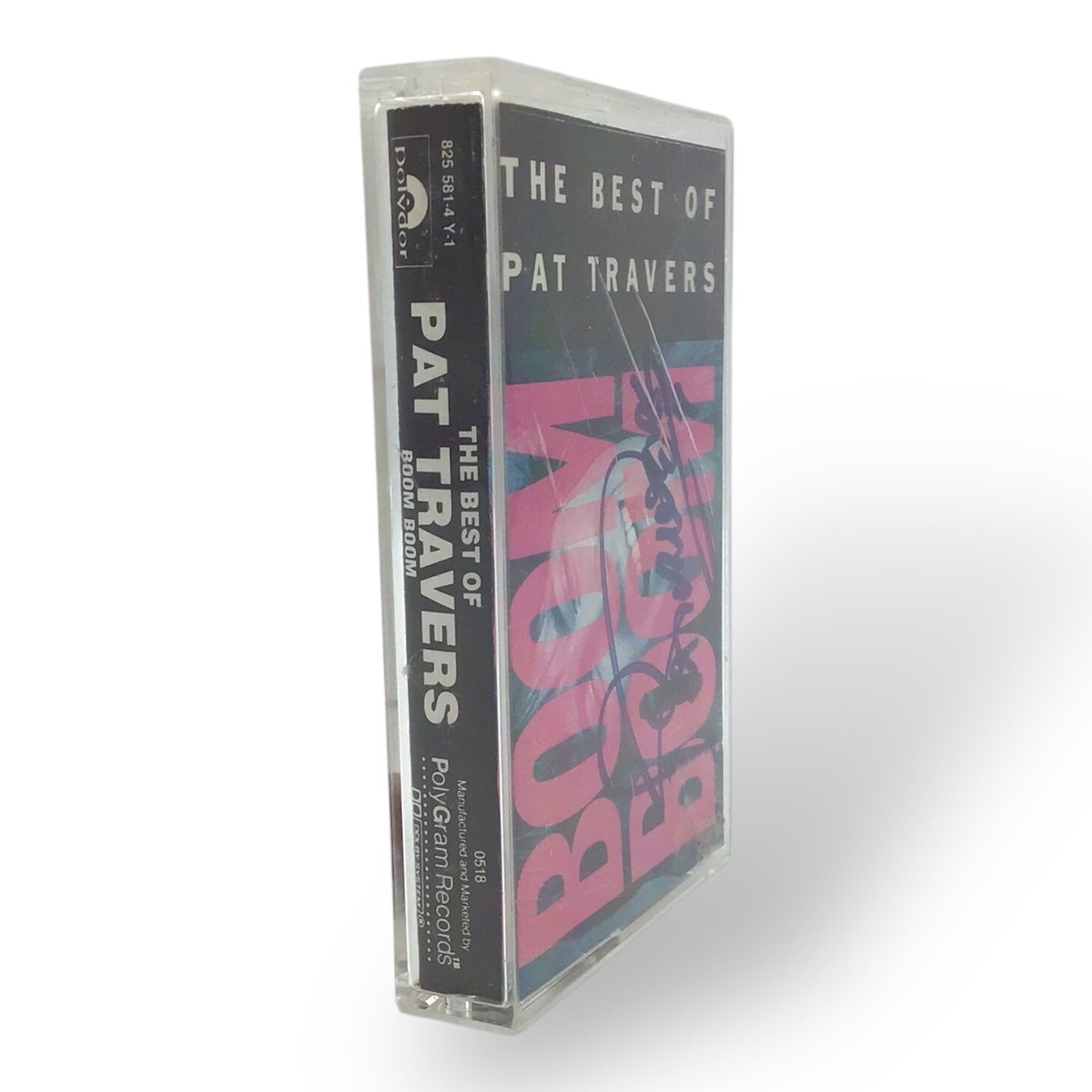 Pat Travers Signed 1985 Cassette – The Best Of + JSA Certified