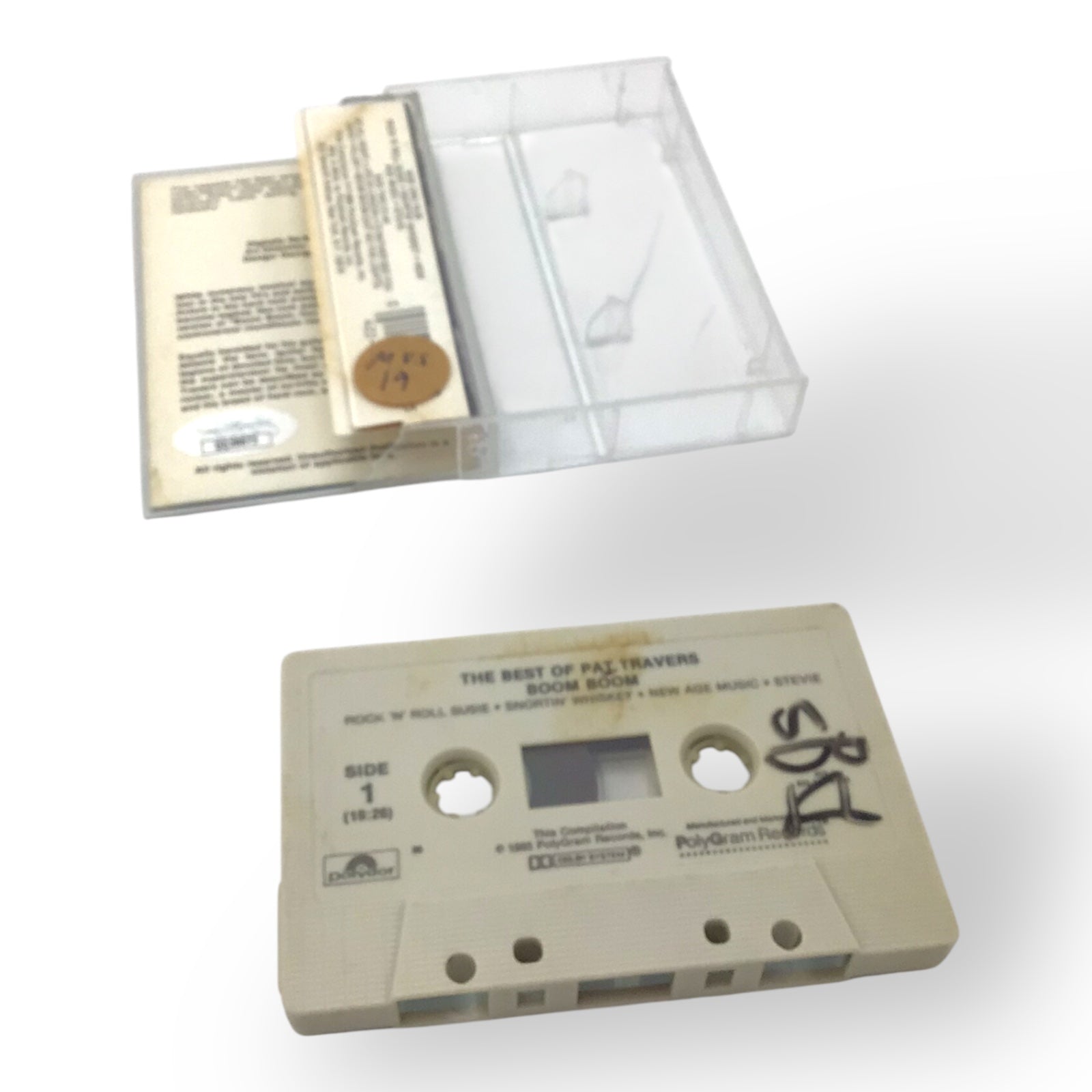 Pat Travers Signed 1985 Cassette – The Best Of + JSA Certified