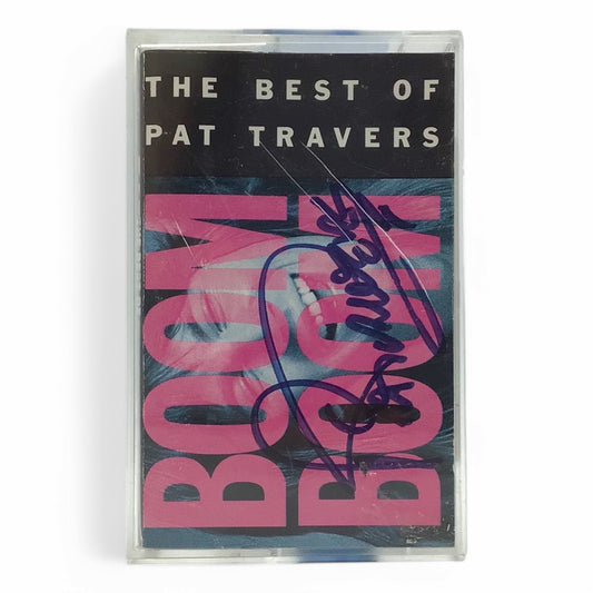 Pat Travers Signed 1985 Cassette – The Best Of + JSA Certified