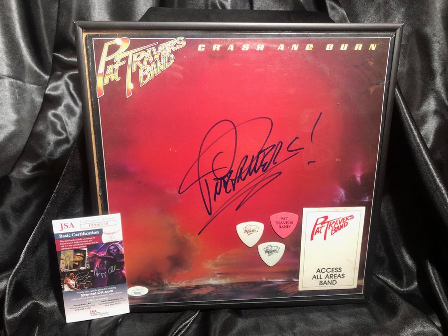 Pat Travers autograph w/ JSA Certification