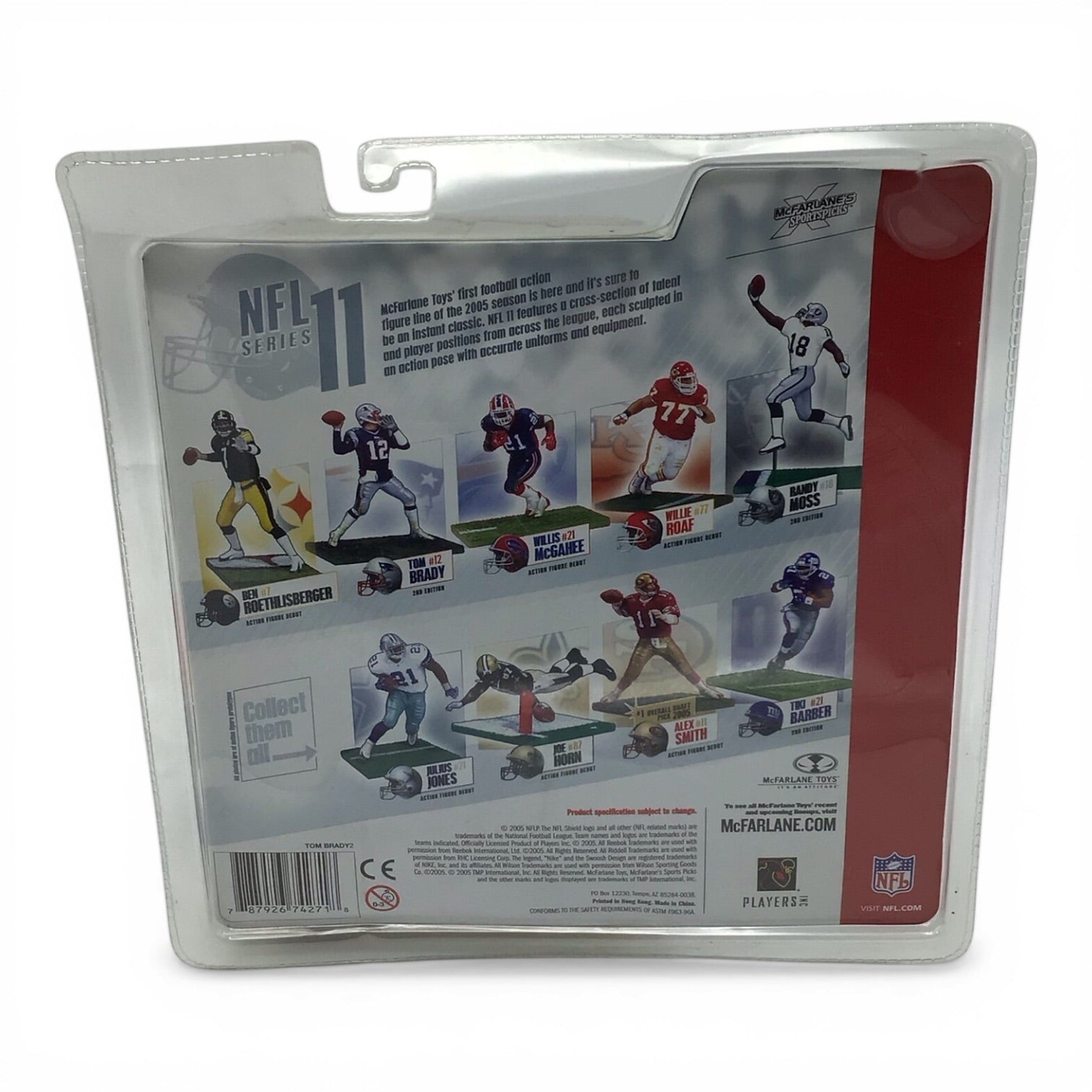 Patriots Tom Brady Series 11 NFL Figure - McFarlane Toys 2005
