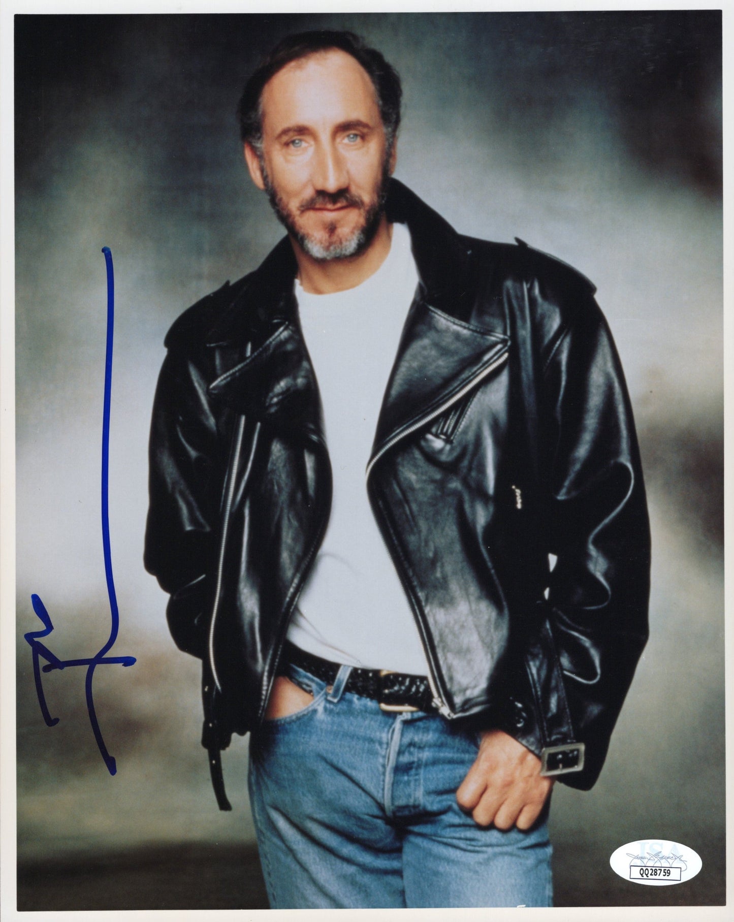 Pete Townsend from The Who Signed Photo 8x10, JSA and PSA Letter Double Certified Authentic QQ28759