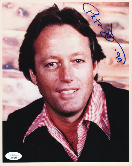 Peter Fonda Signed 8x10 Photo 1999 – Dark Jacket – JSA & PSA Certified Authentic