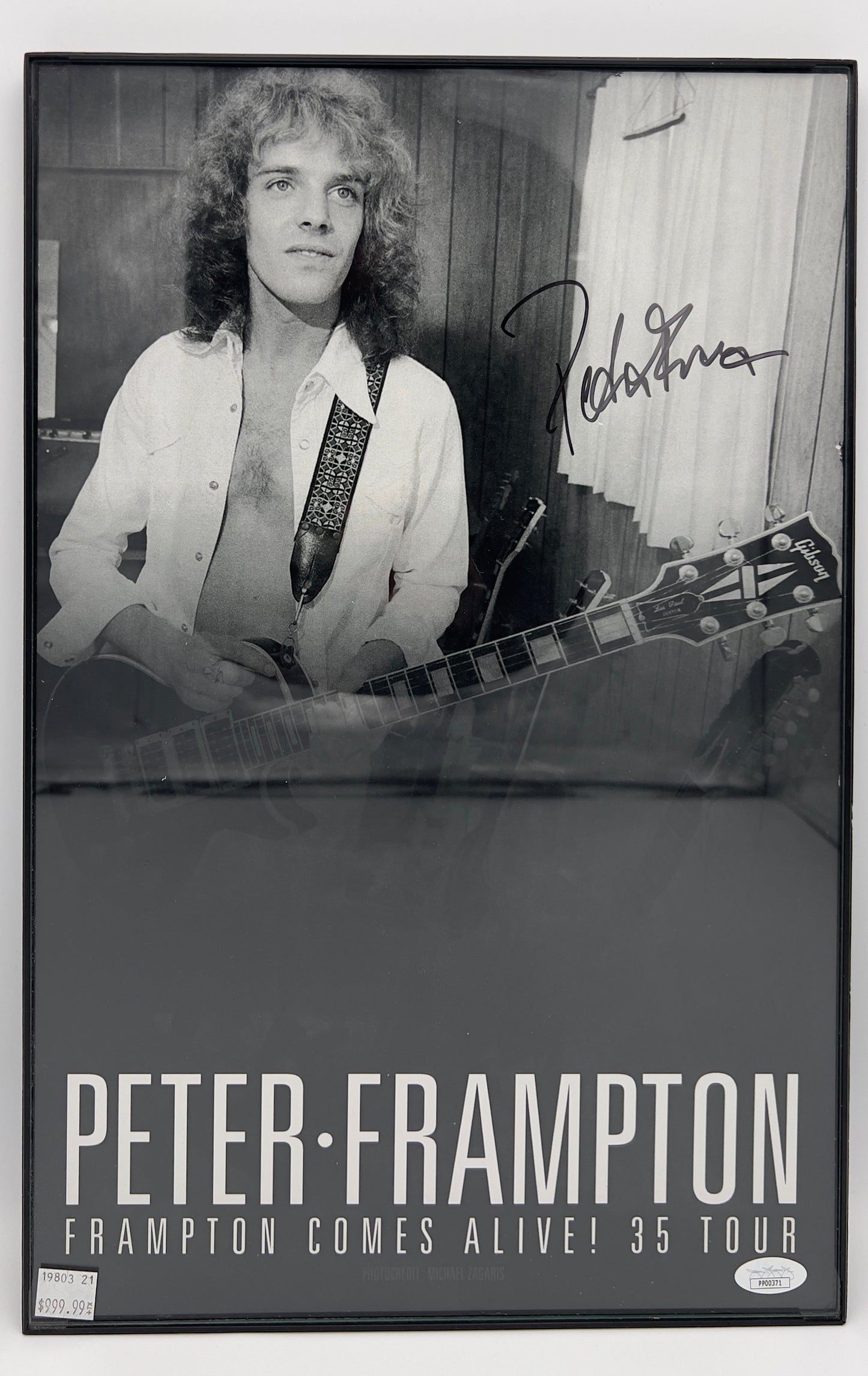 Peter Frampton AUTOGRAPHED Frampton Comes Alive! 35 Tour Poster