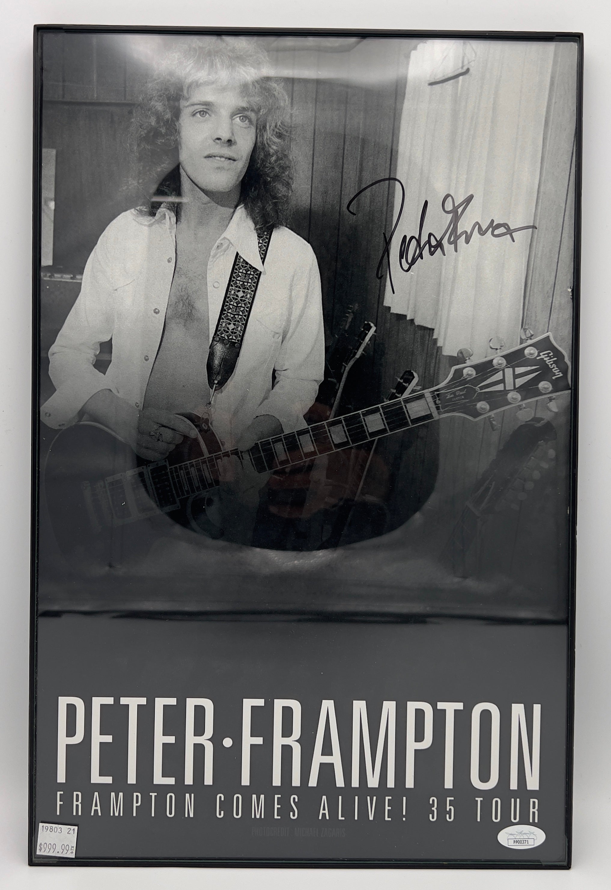 Peter Frampton AUTOGRAPHED Frampton Comes Alive! 35 Tour Poster ...