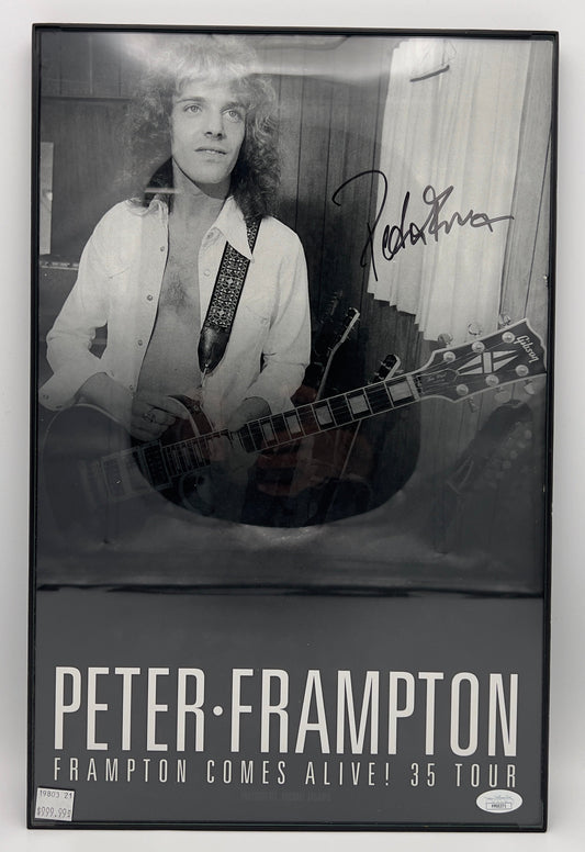 Peter Frampton AUTOGRAPHED Frampton Comes Alive! 35 Tour Poster