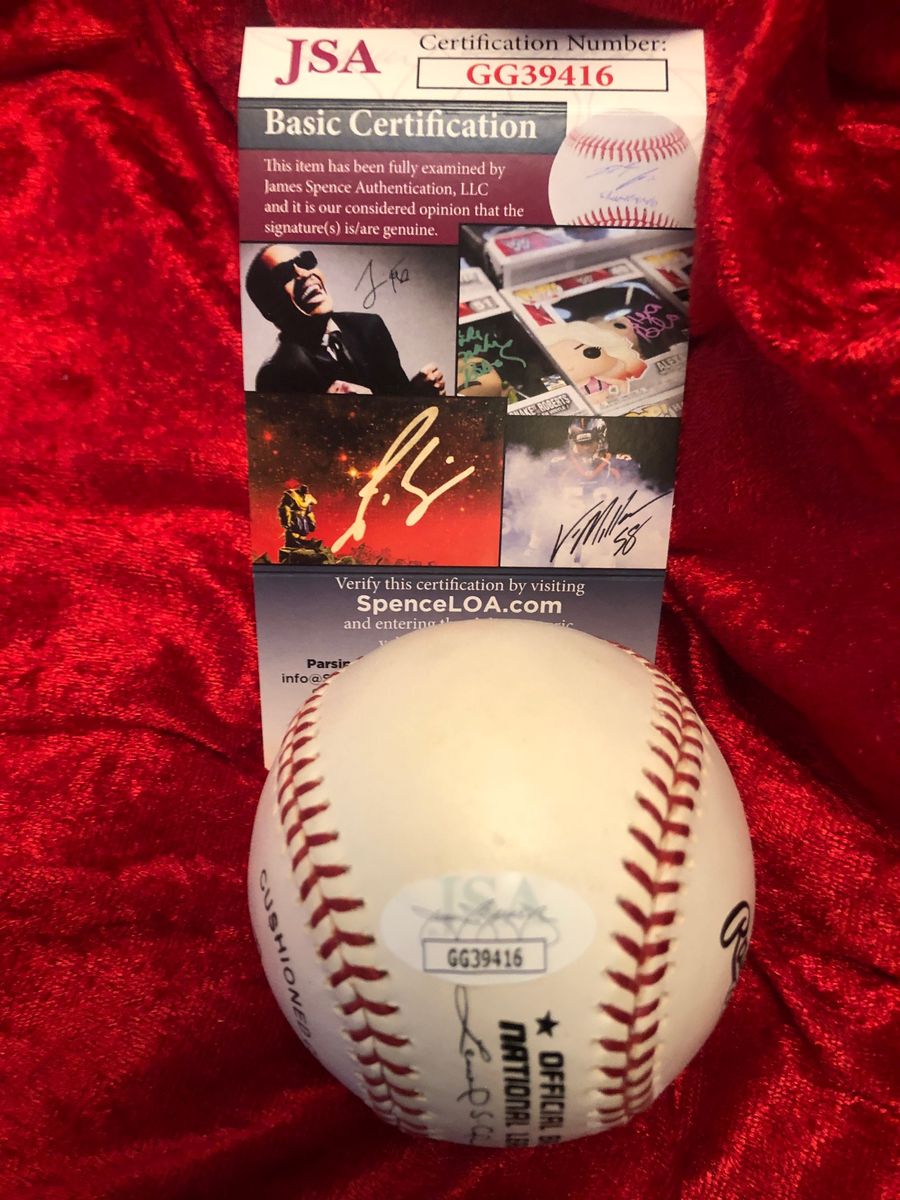 Phil Niekro Autographed JSA Baseball Inscribed H.O.F.97