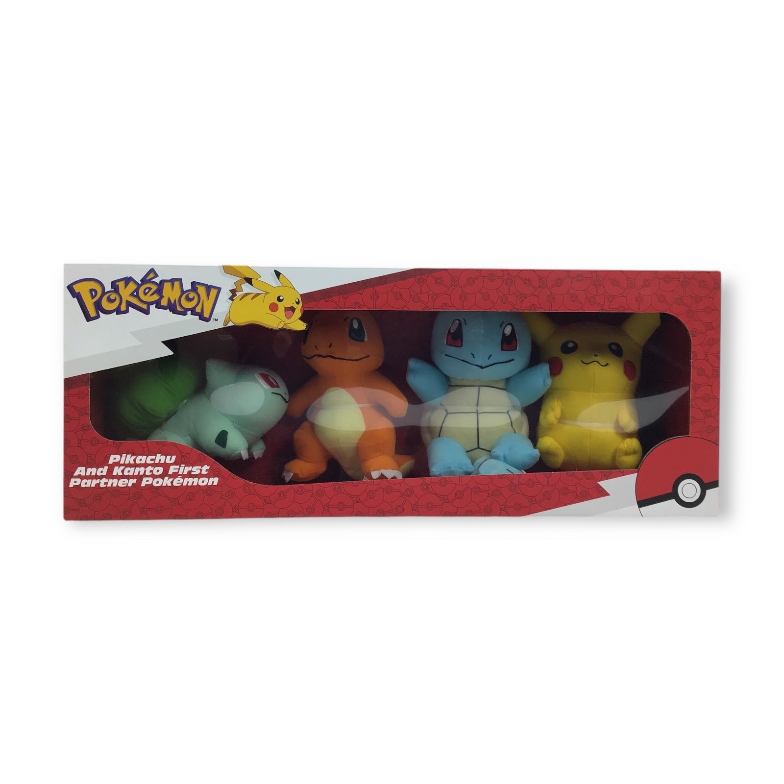 Pikachu Squirtle Charmander Bulbasaur 6" Pokémon Box Set 2022 NIB Nintendo