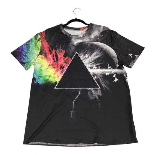 Pink Floyd Dark Side of the Moon All-Over Print Stretchy T-Shirt – Prism Graphic Rock Band Tee
