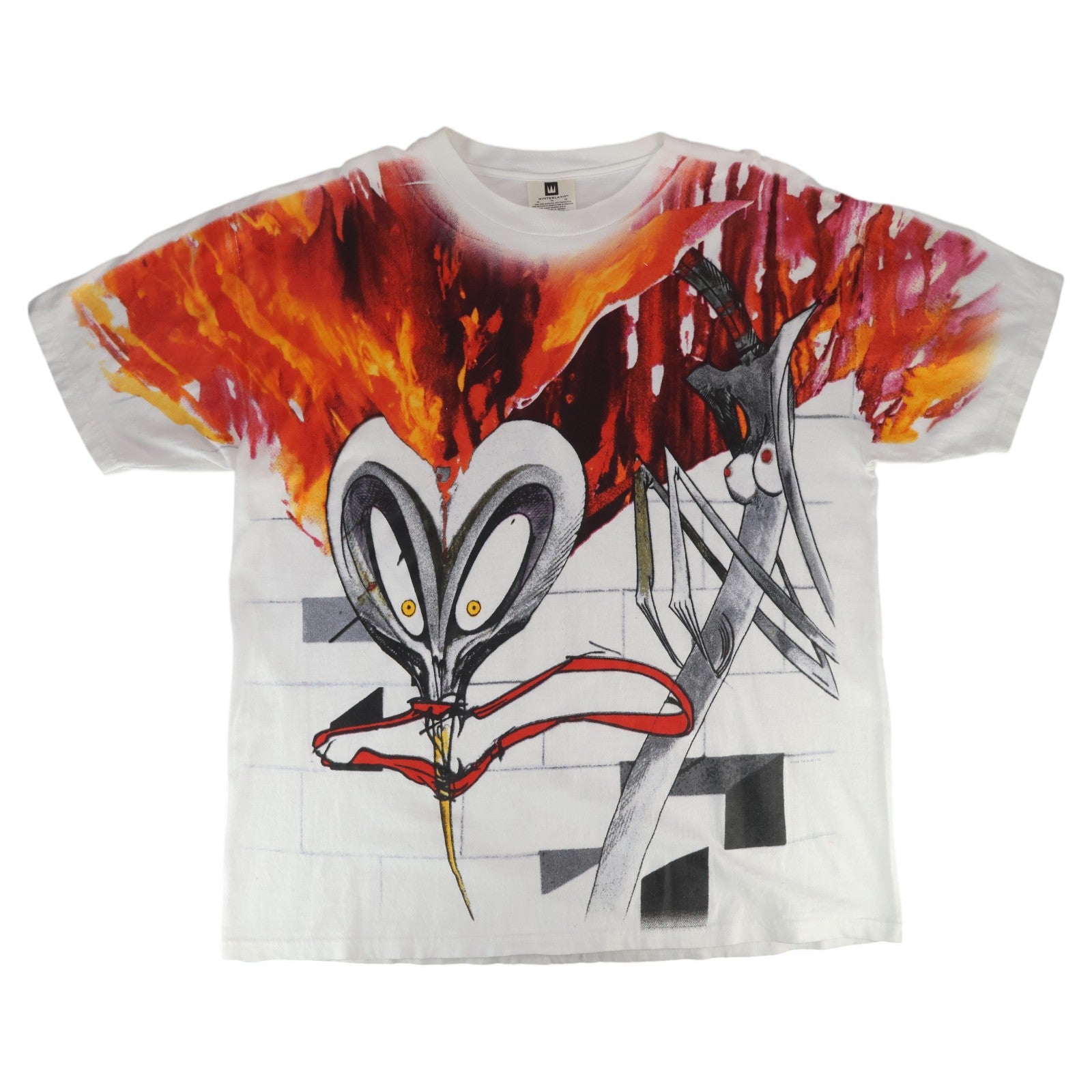 Pink Floyd The Wall Graphic All-Over Style T-Shirt XL Size