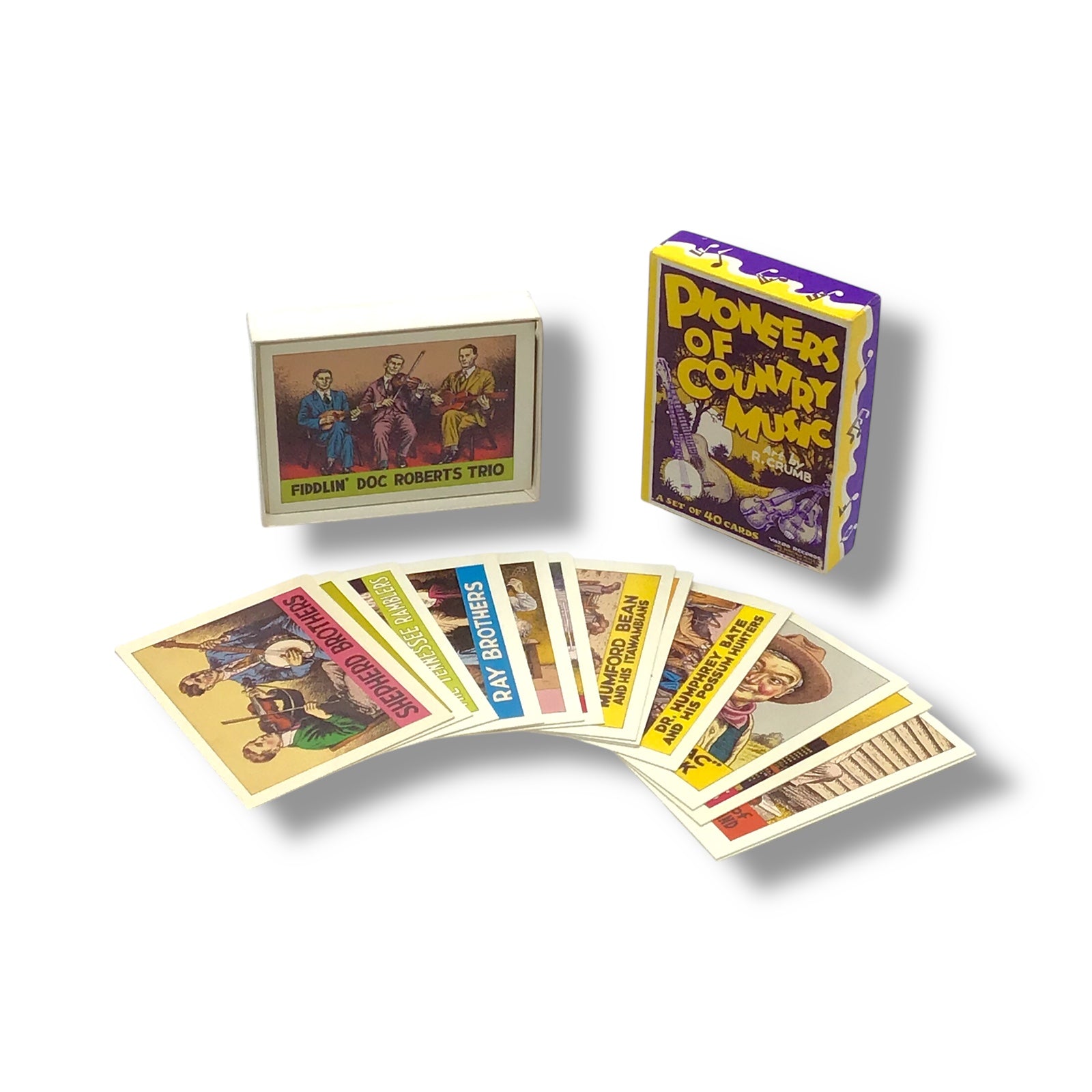 Pioneers of Country Music (Art by R.Crumb) - 40 Card Set | Yazoo Records