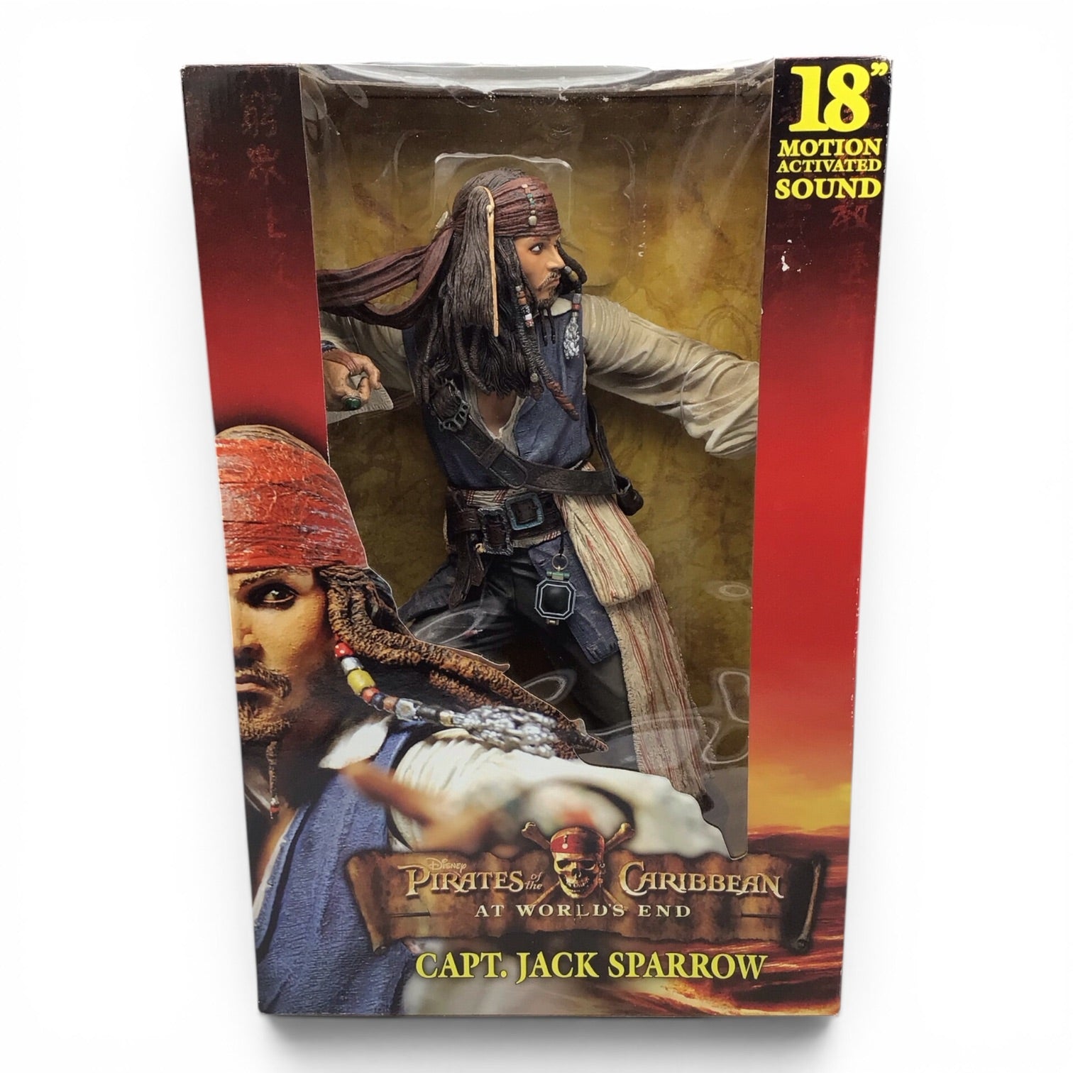 Pirates of the Caribbean At World's End Capt. Jack Sparrow 18" Figure