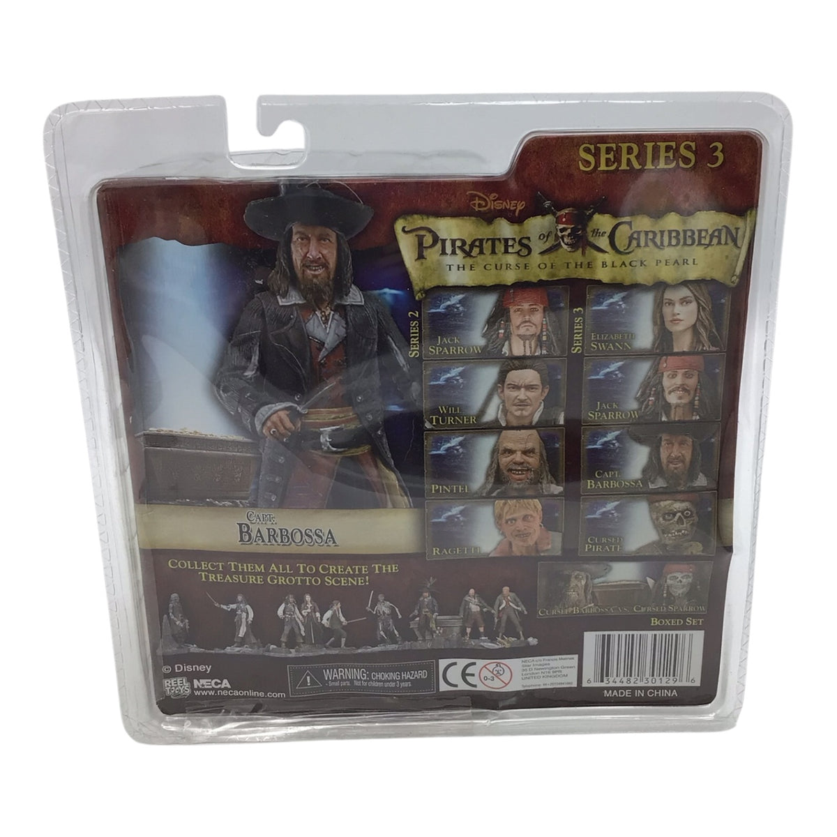 Pirates of the Caribbean Capt. Barbossa Series 3 Action Figure - NECA