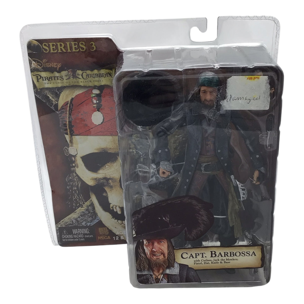 Pirates of the Caribbean Capt. Barbossa Series 3 Action Figure - NECA